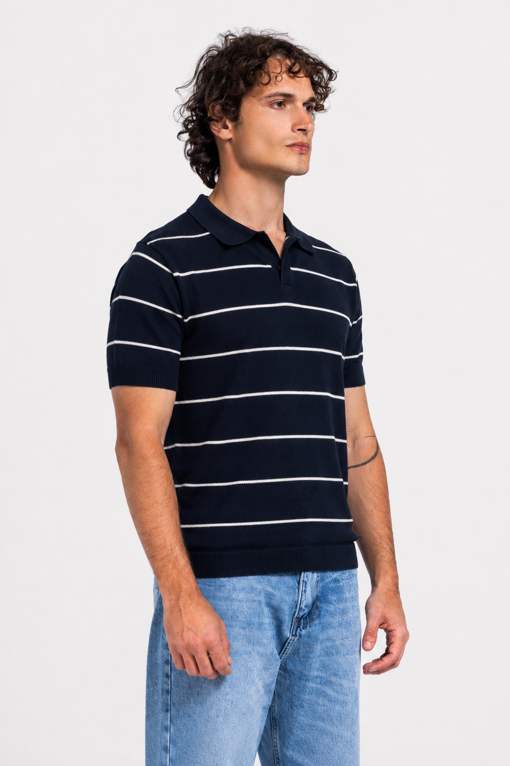 Polo T-Shirt - Men - Striped