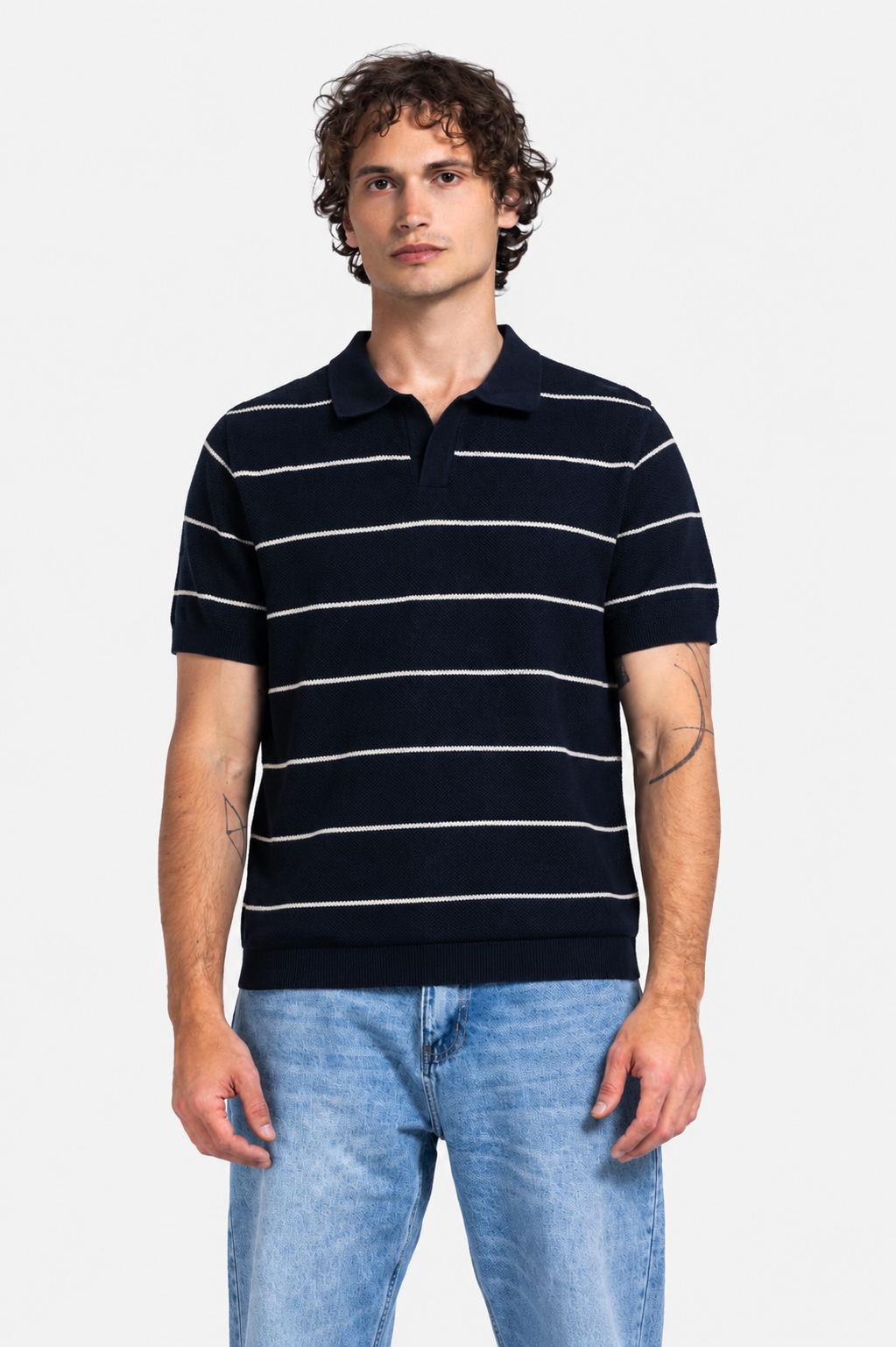 Polo T-Shirt - Men - Striped