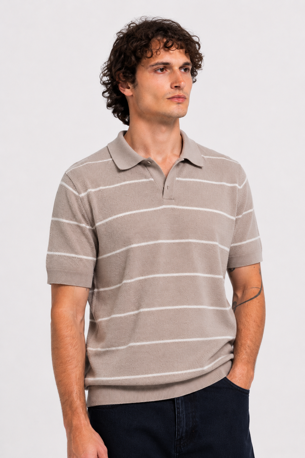 Polo T-Shirt - Men - Striped