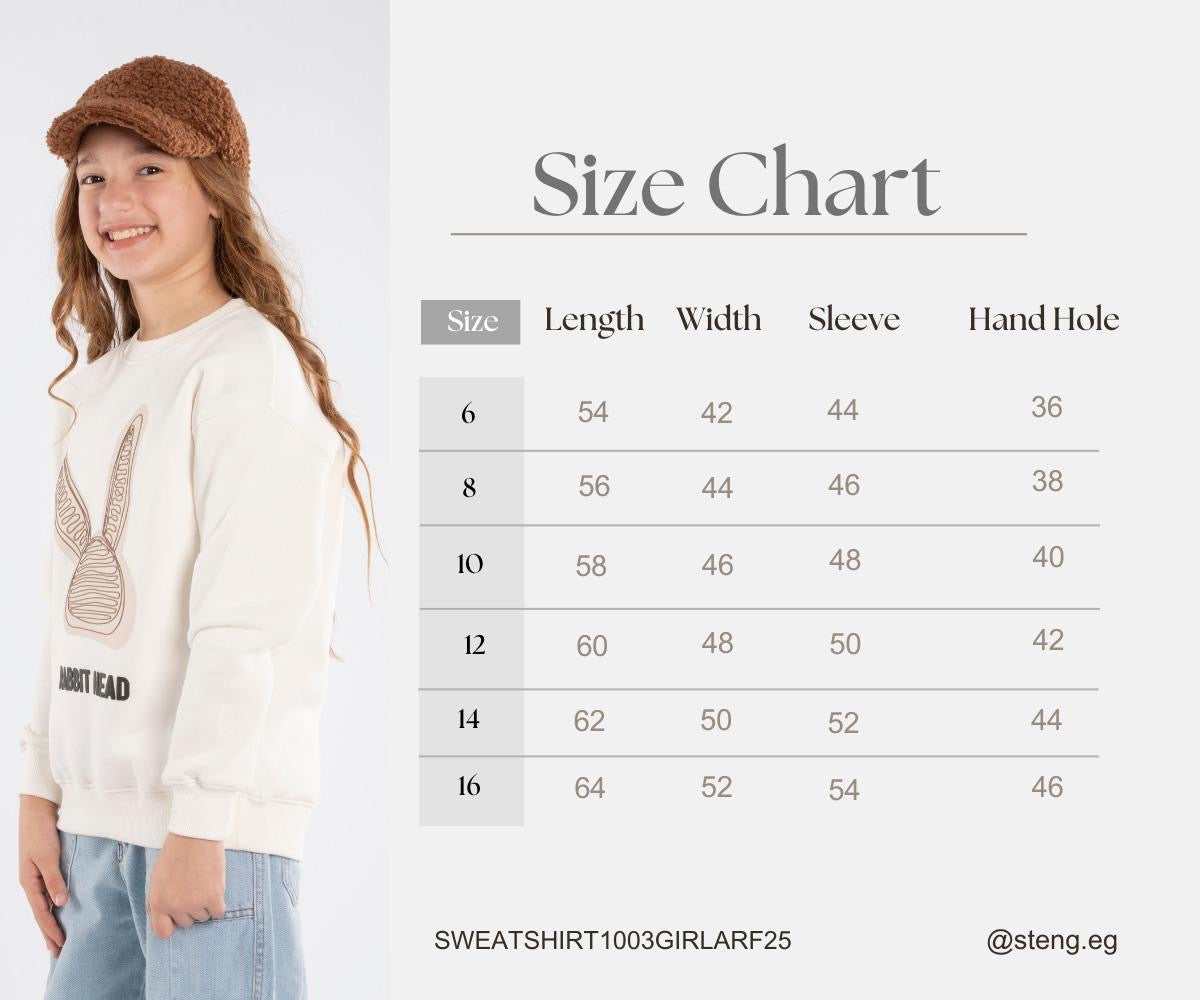 Sweatshirt - Girls - Printed
