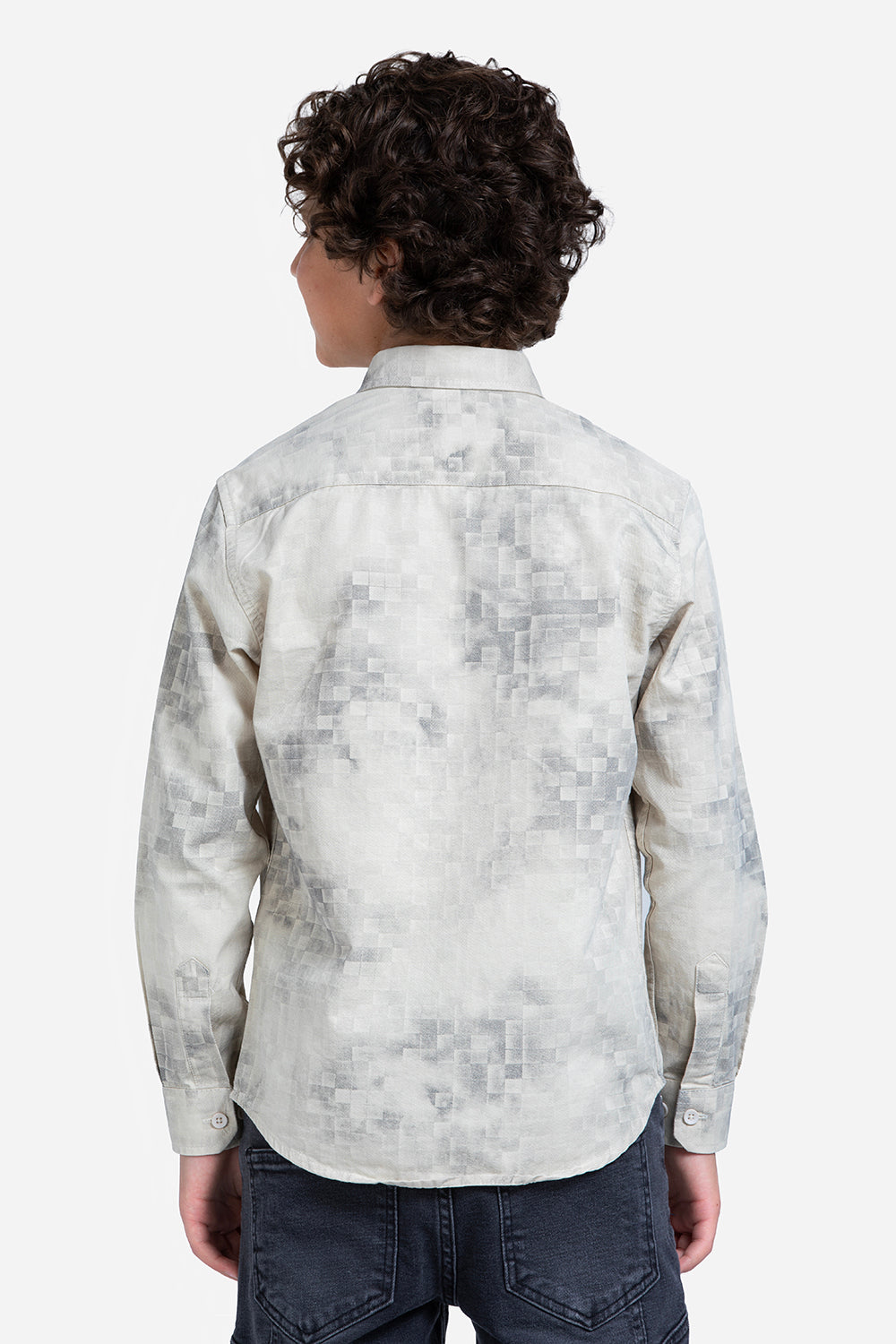 Long Sleeve Shirt - Boys - Textured