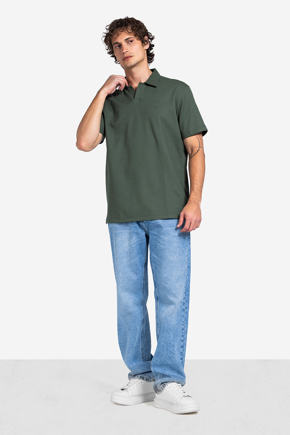 Polo T-shirt - Men - Plain
