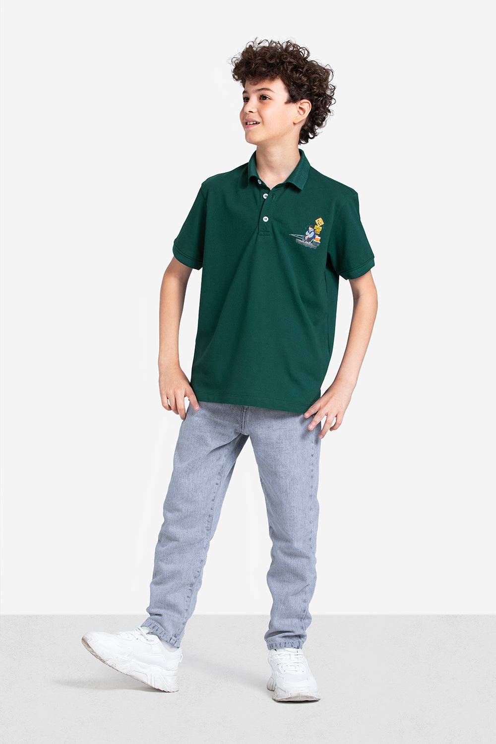 Polo T-shirt - Boys - Printed
