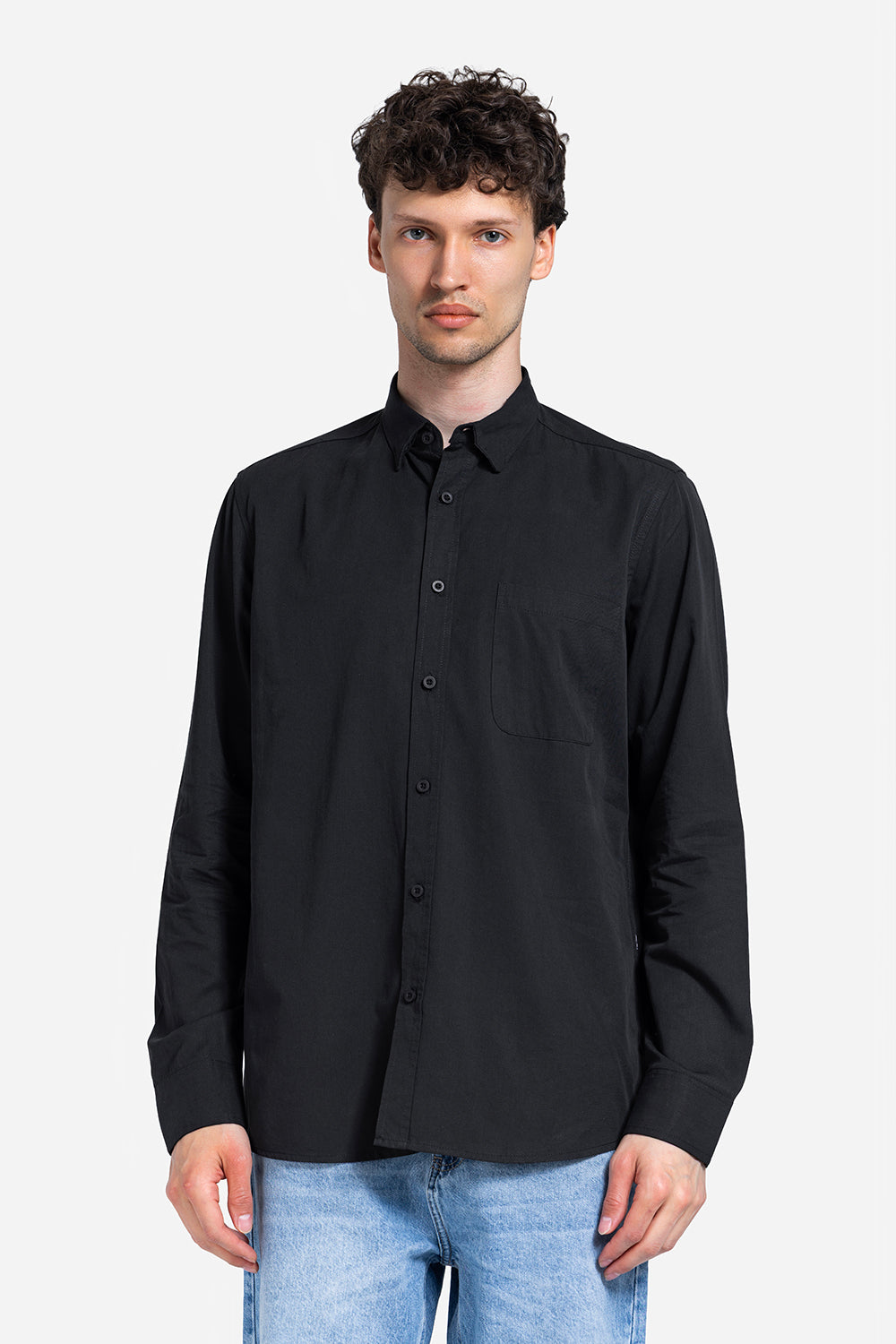 long sleeve shirt - Men - Plain