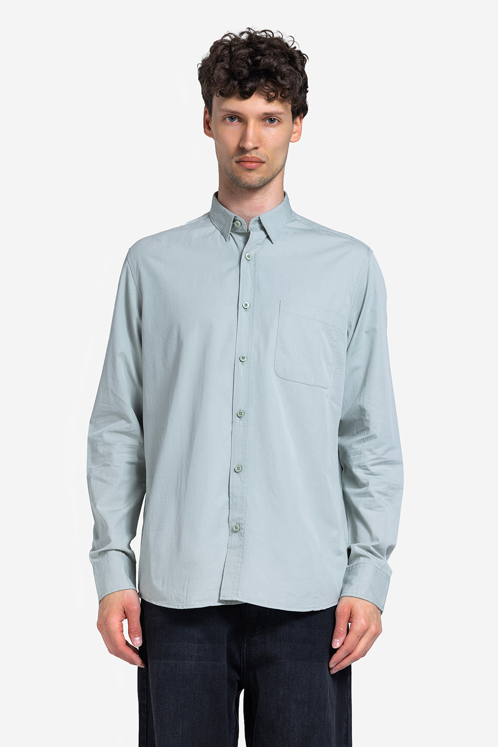 long sleeve shirt - Men - Plain