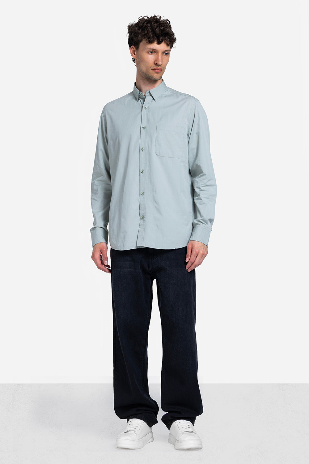 long sleeve shirt - Men - Plain