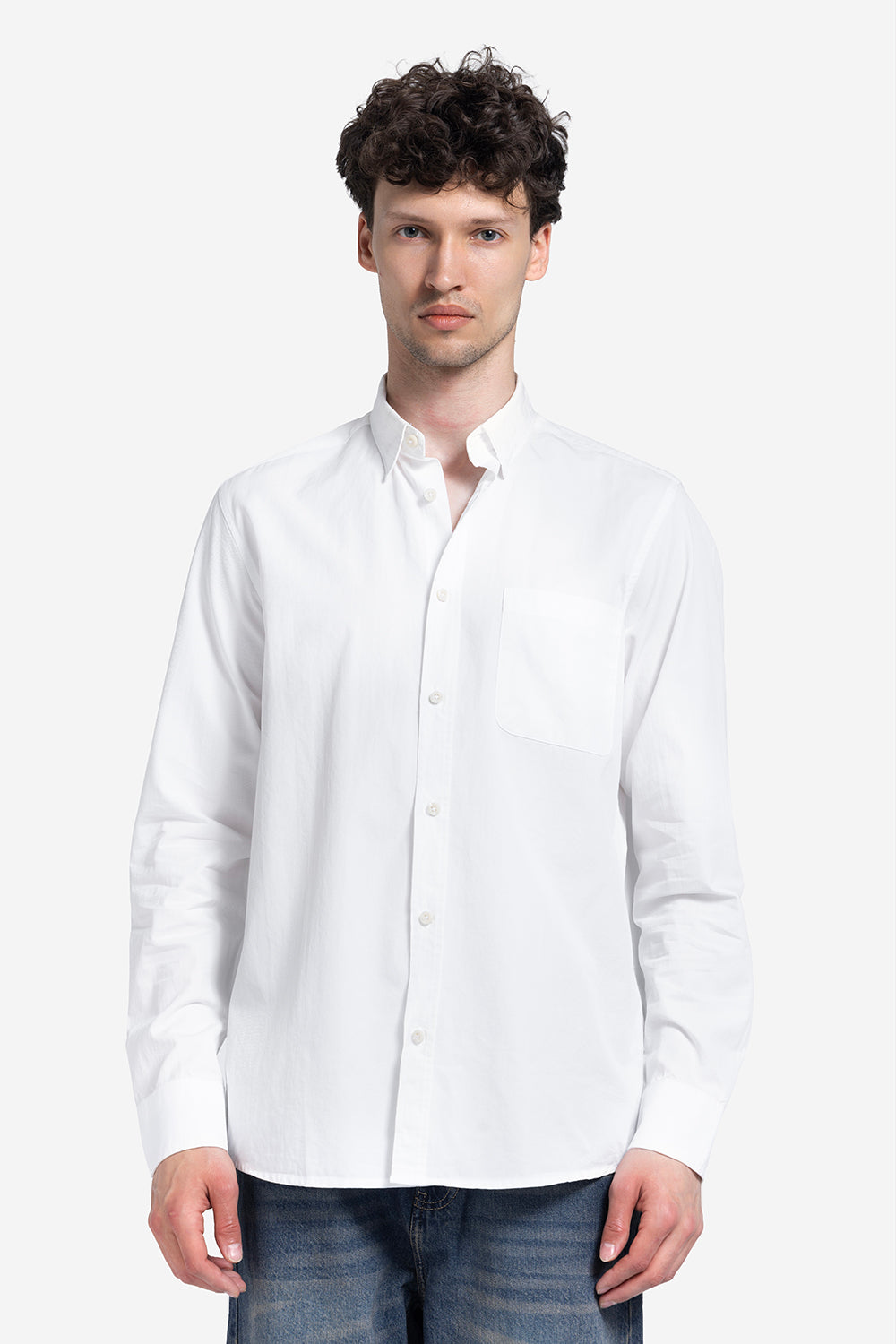 long sleeve shirt - Men - Plain