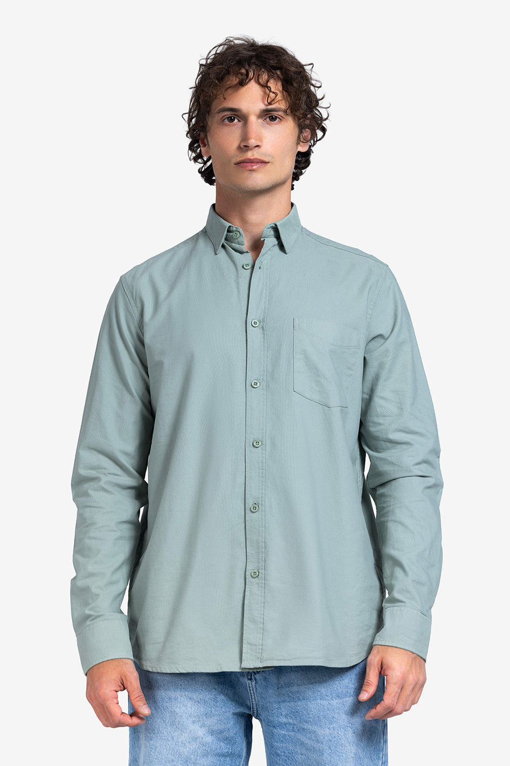 long sleeve shirt - Men - Plain