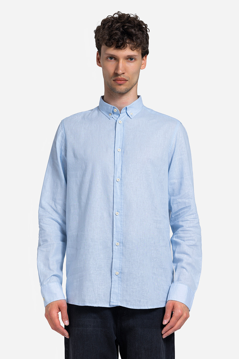 long sleeve shirt - Men - Plain