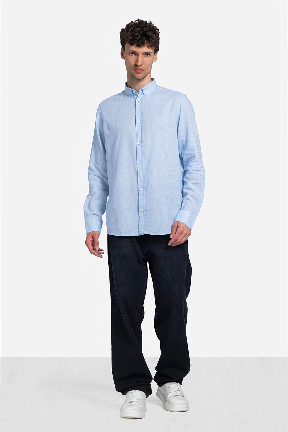 long sleeve shirt - Men - Plain