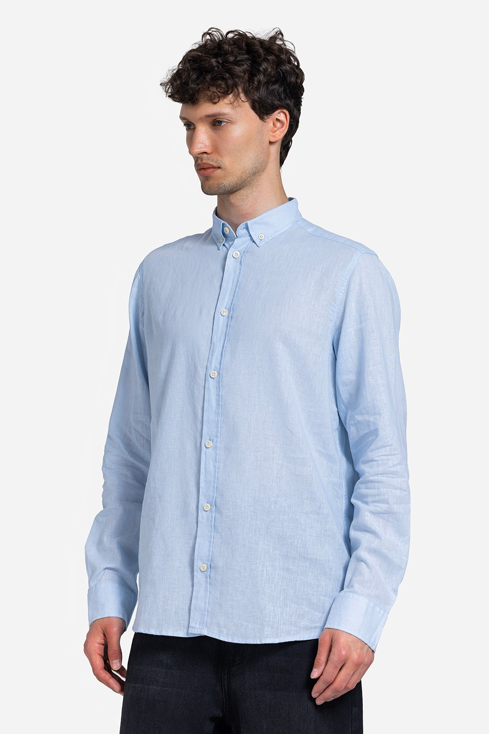 long sleeve shirt - Men - Plain