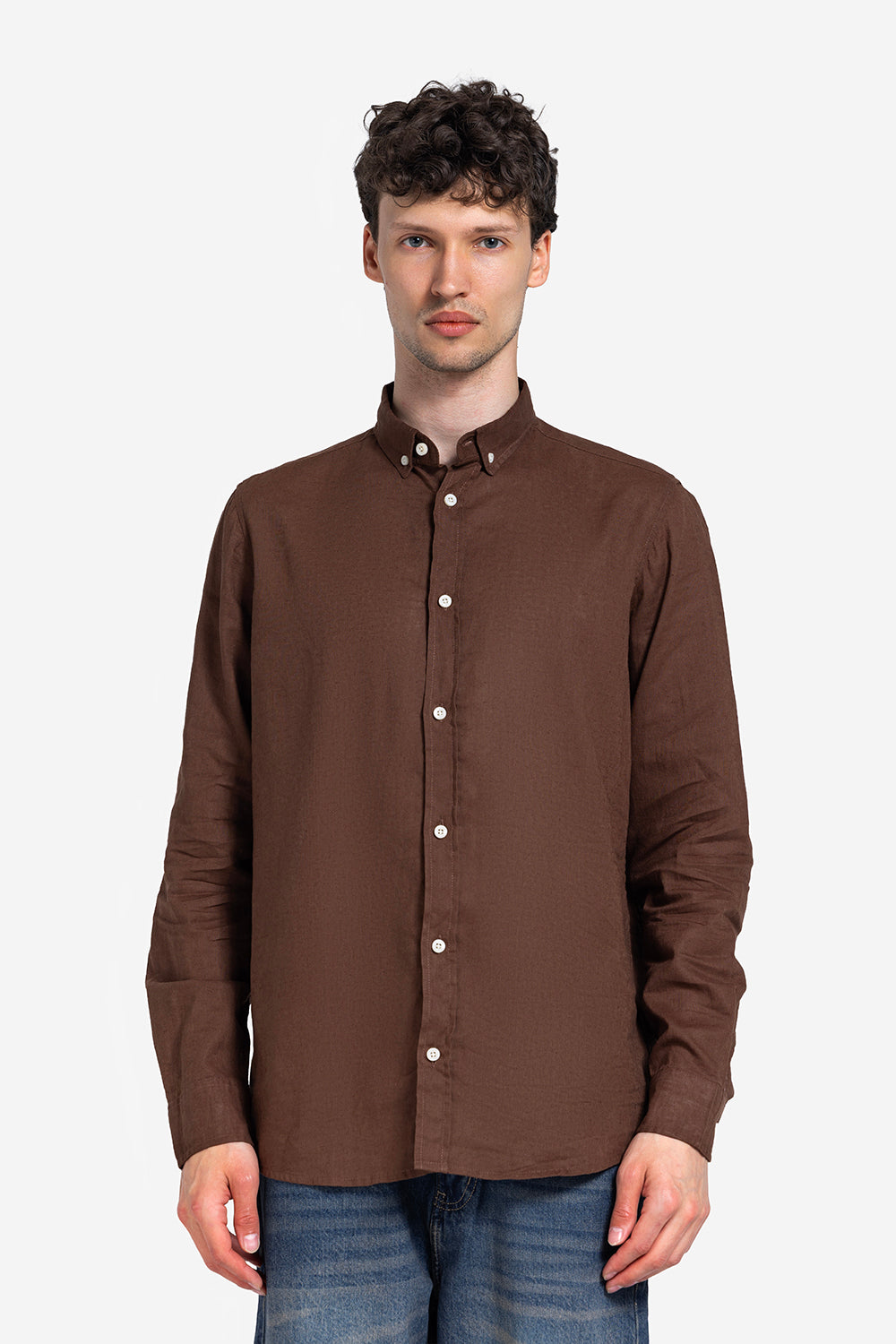 long sleeve shirt - Men - Plain