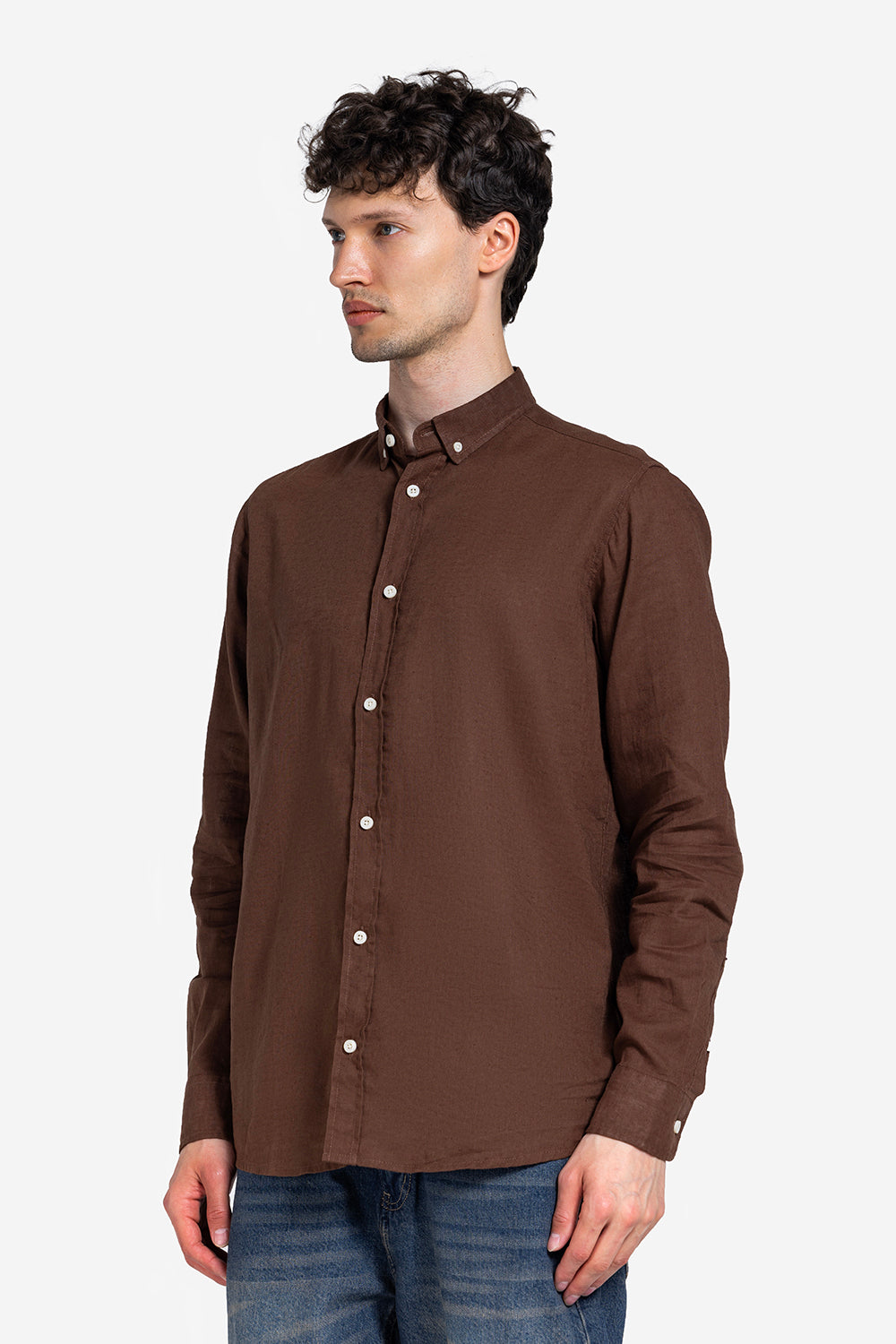 long sleeve shirt - Men - Plain