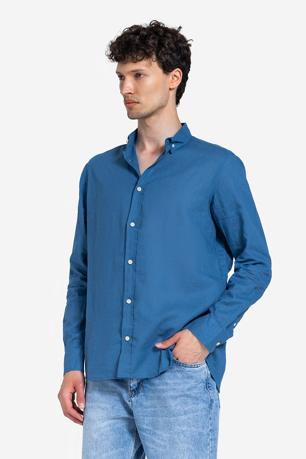 long sleeve shirt - Men - Plain