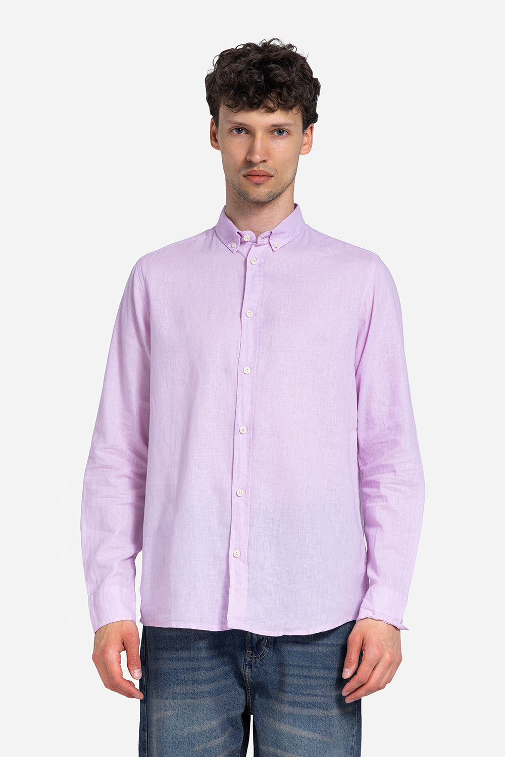 long sleeve shirt - Men - Plain