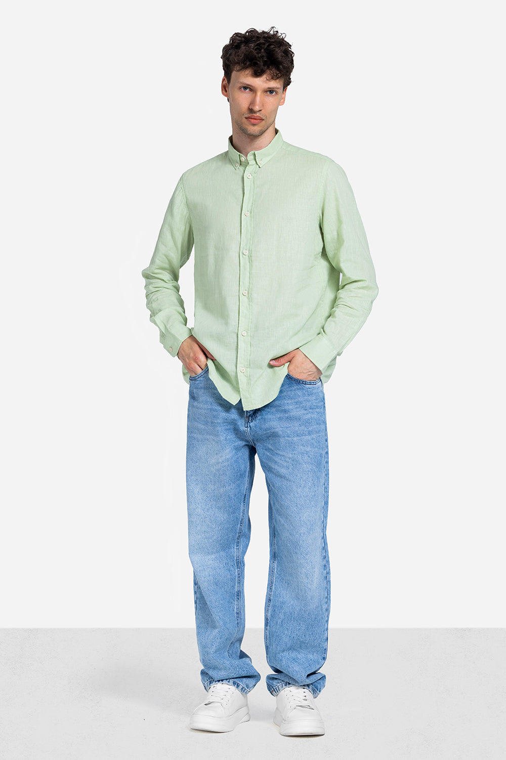 long sleeve shirt - Men - Plain