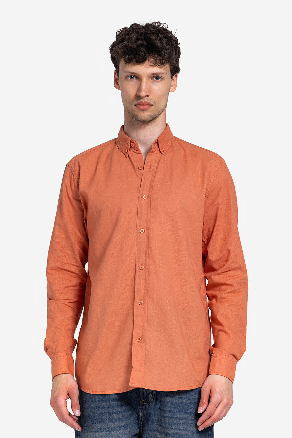 long sleeve shirt - Men - Plain