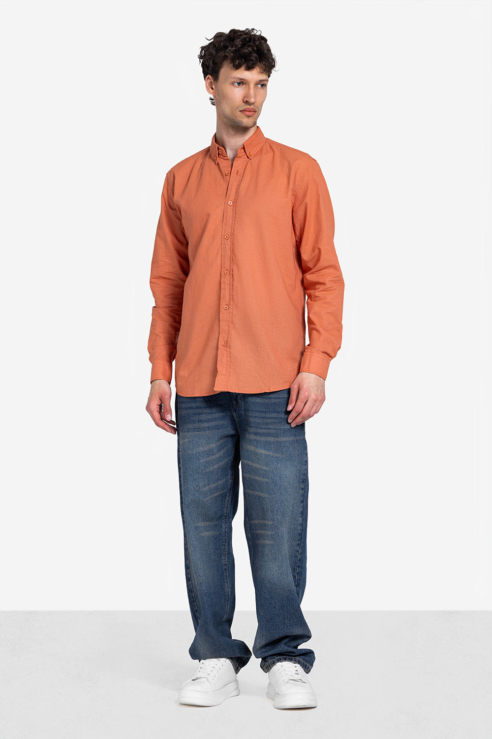 long sleeve shirt - Men - Plain