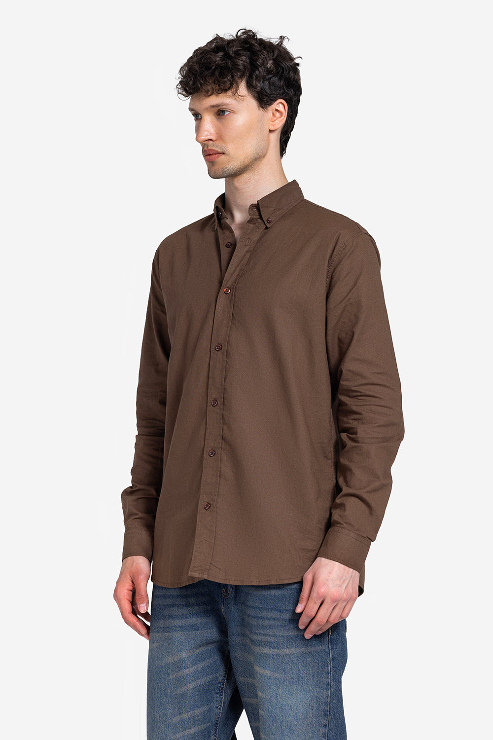 long sleeve shirt - Men - Plain