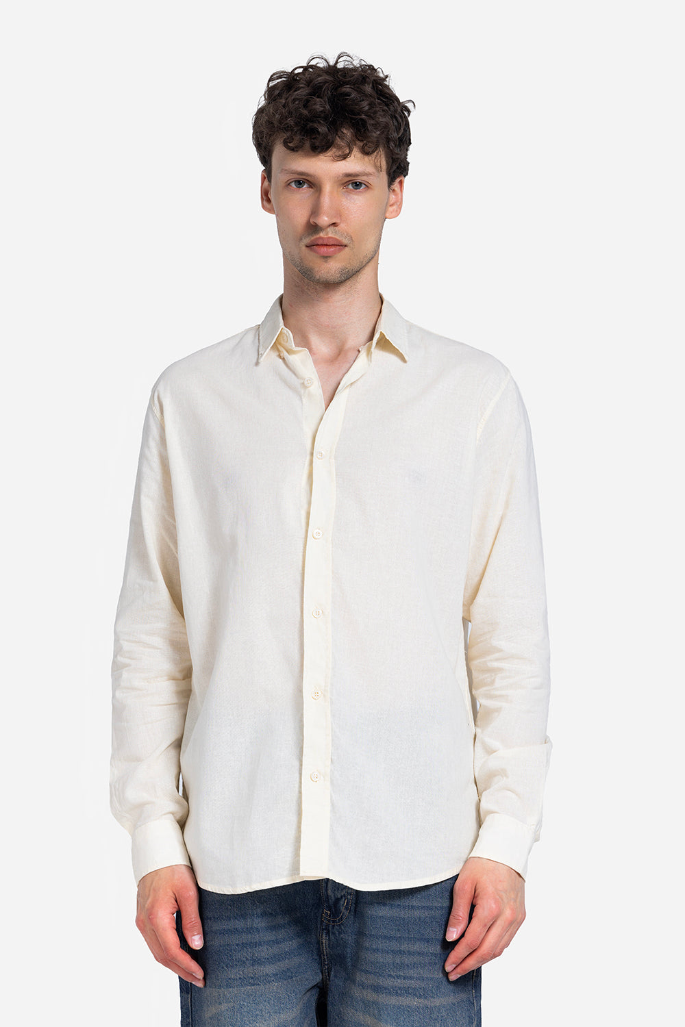 long sleeve shirt - Men - Plain