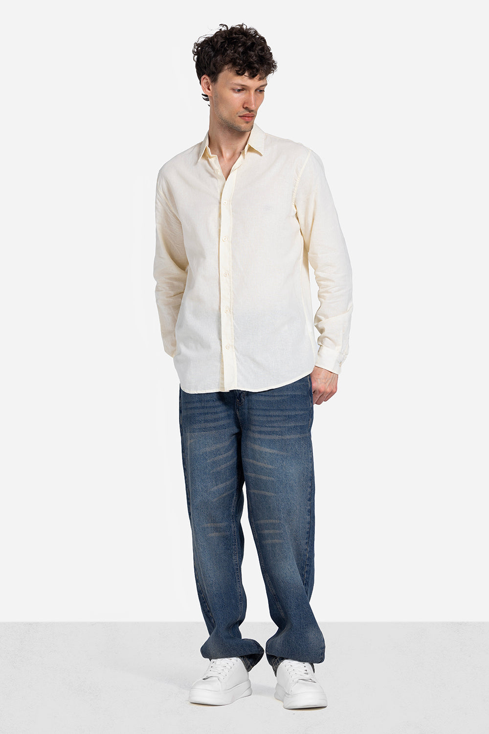 long sleeve shirt - Men - Plain