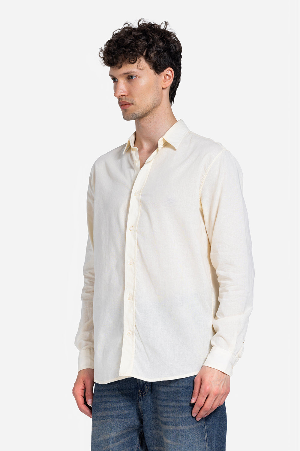 long sleeve shirt - Men - Plain