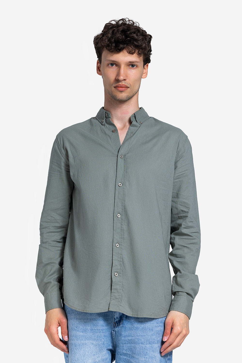 long sleeve shirt - Men - Plain