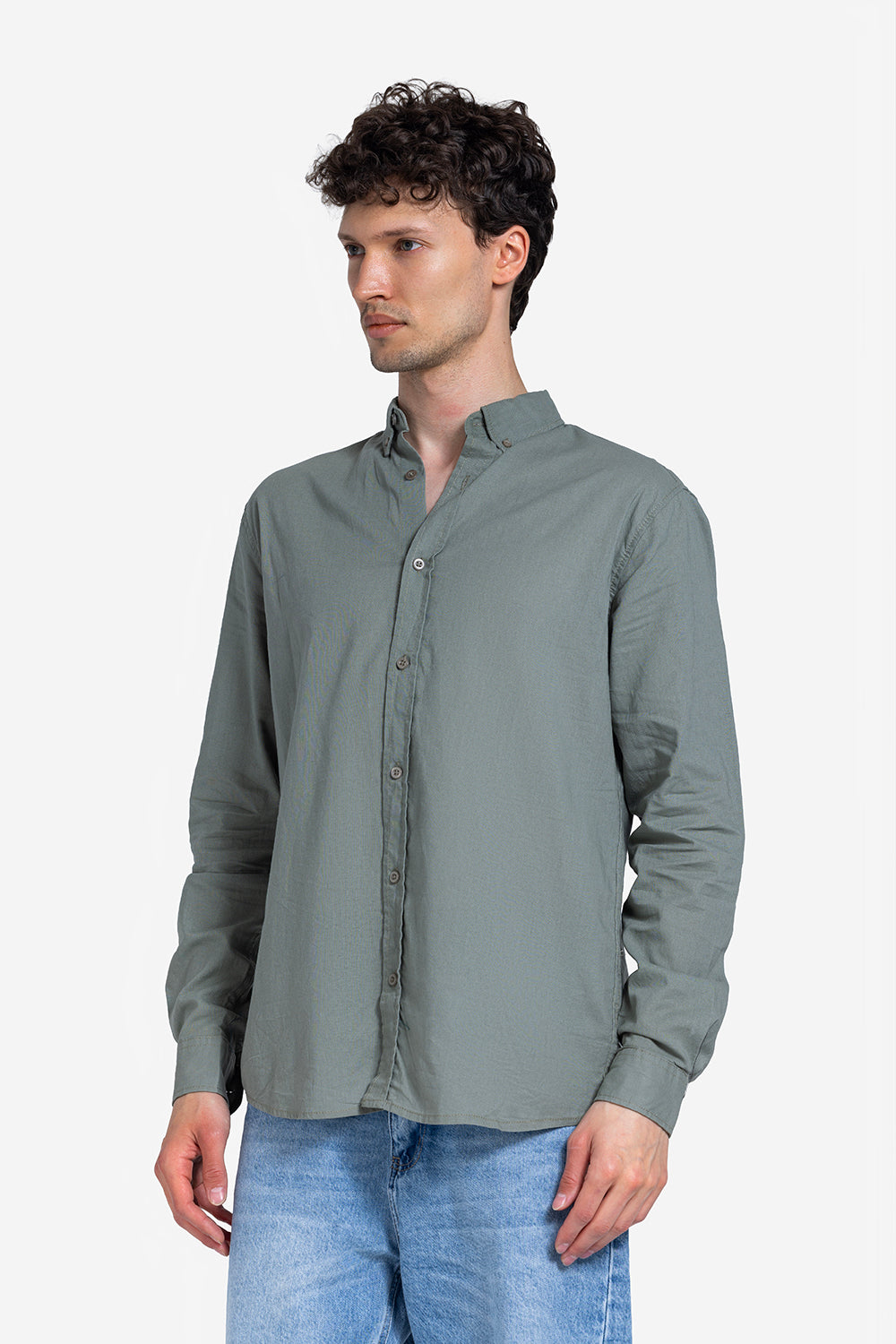 long sleeve shirt - Men - Plain