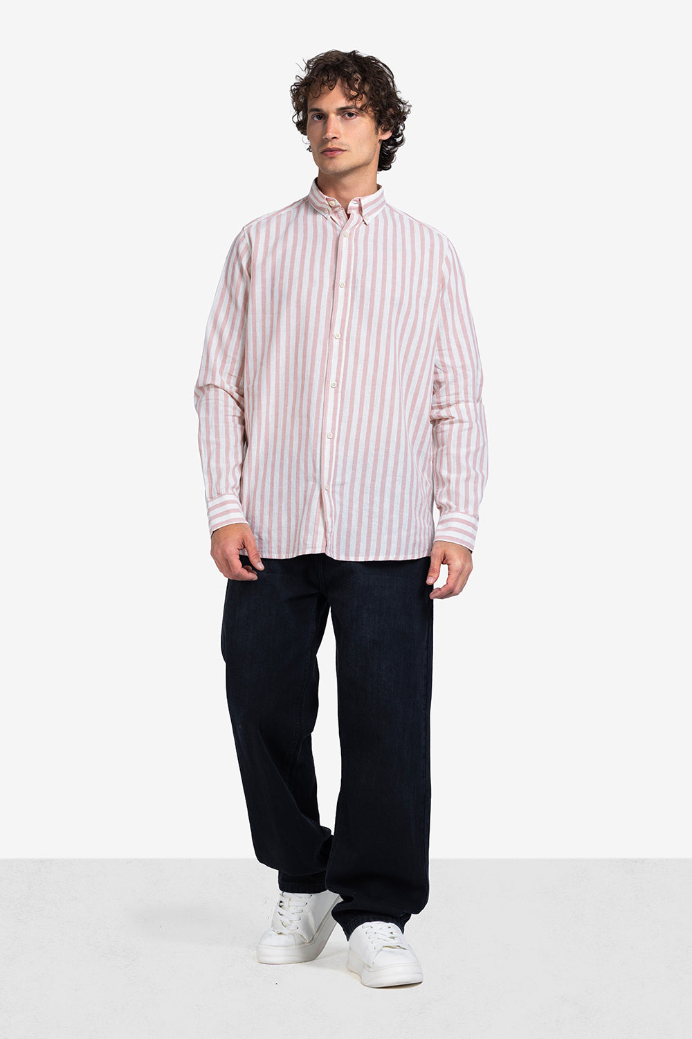 Long Sleeve Shirt - Men - Striped