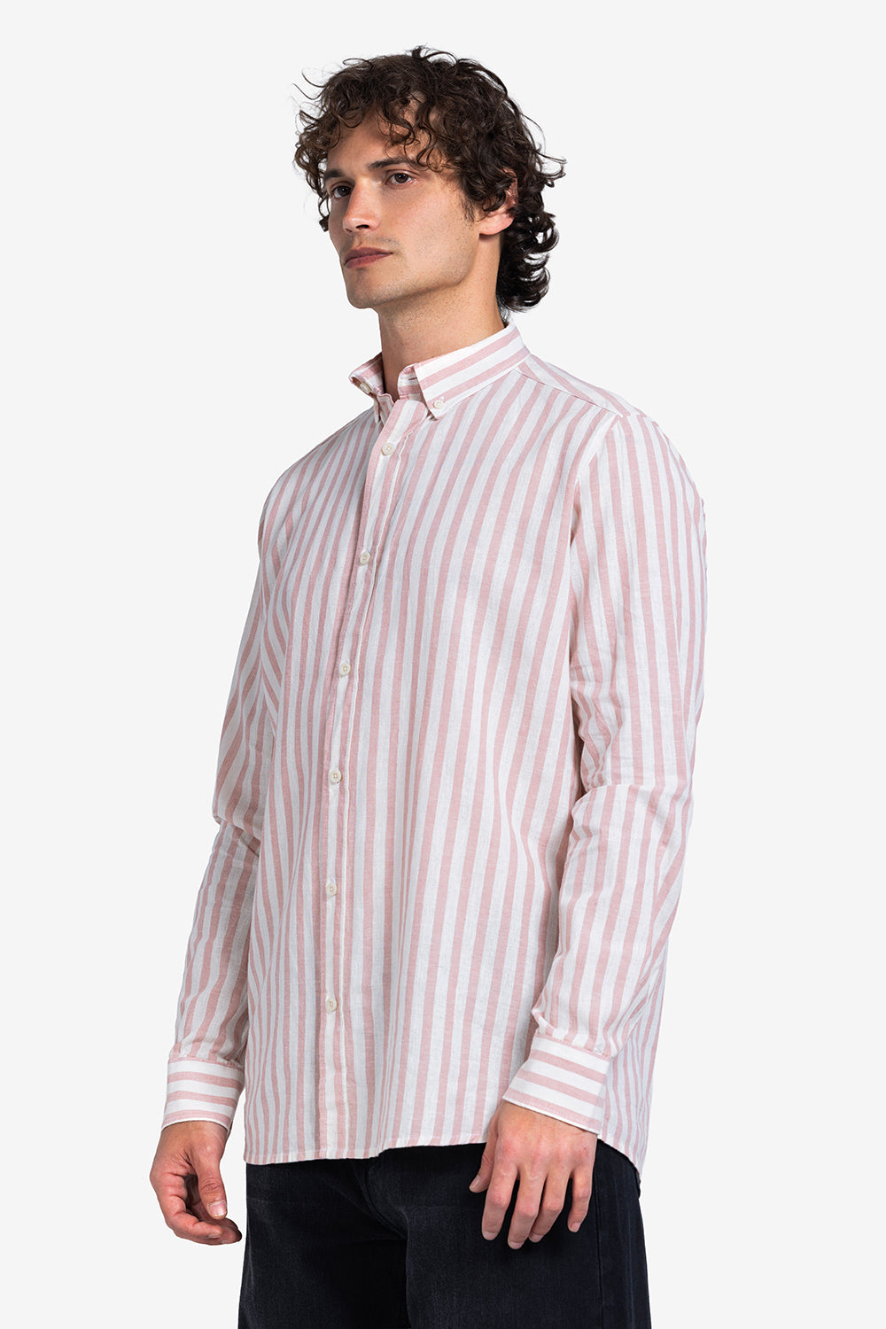 Long Sleeve Shirt - Men - Striped