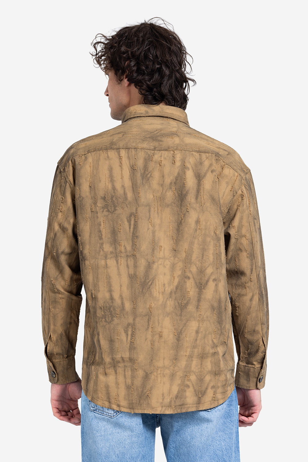 Long Sleeve Shirt - Men - Textured