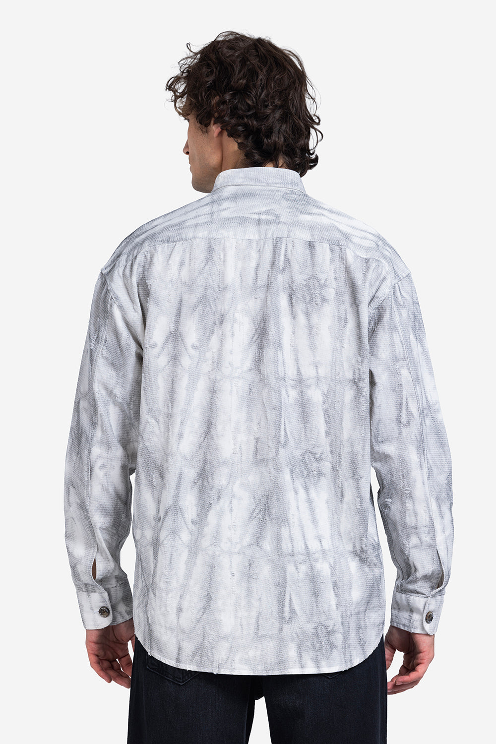 Long Sleeve Shirt - Men - Textured