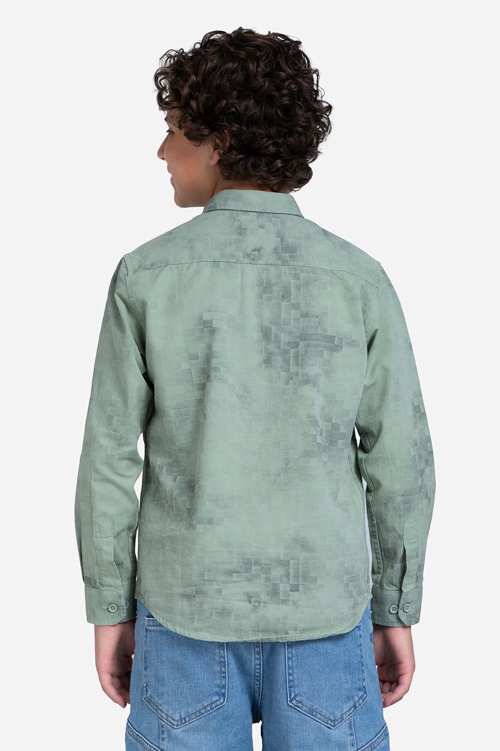 Long Sleeve Shirt - Boys - Textured
