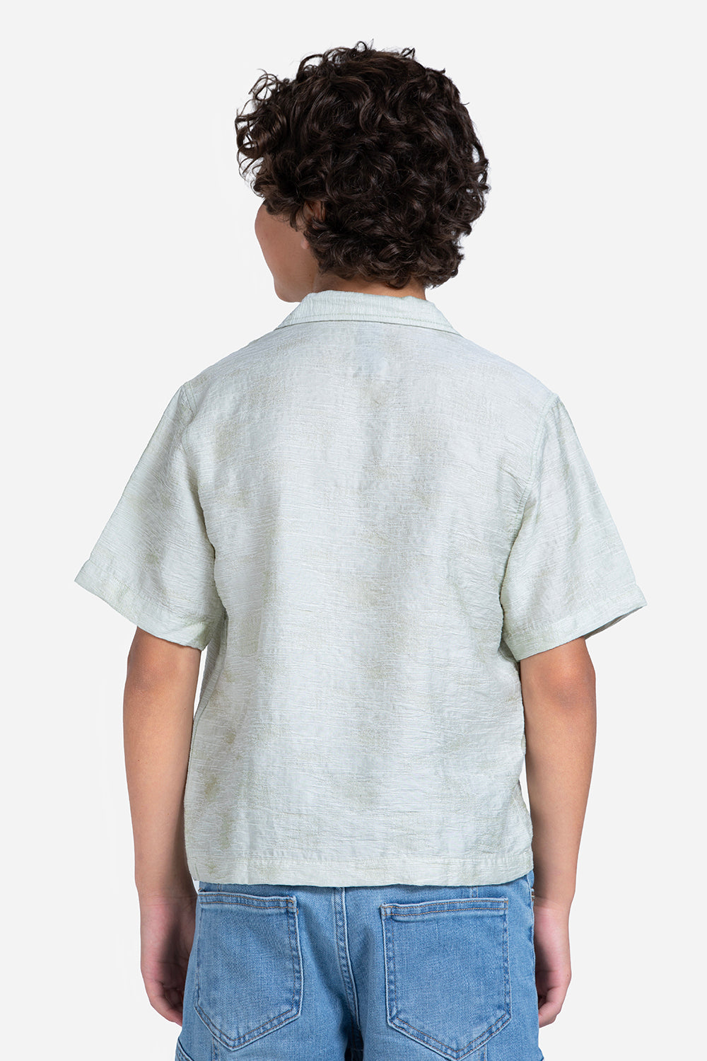 Half sleeve shirt - Boys - Plain