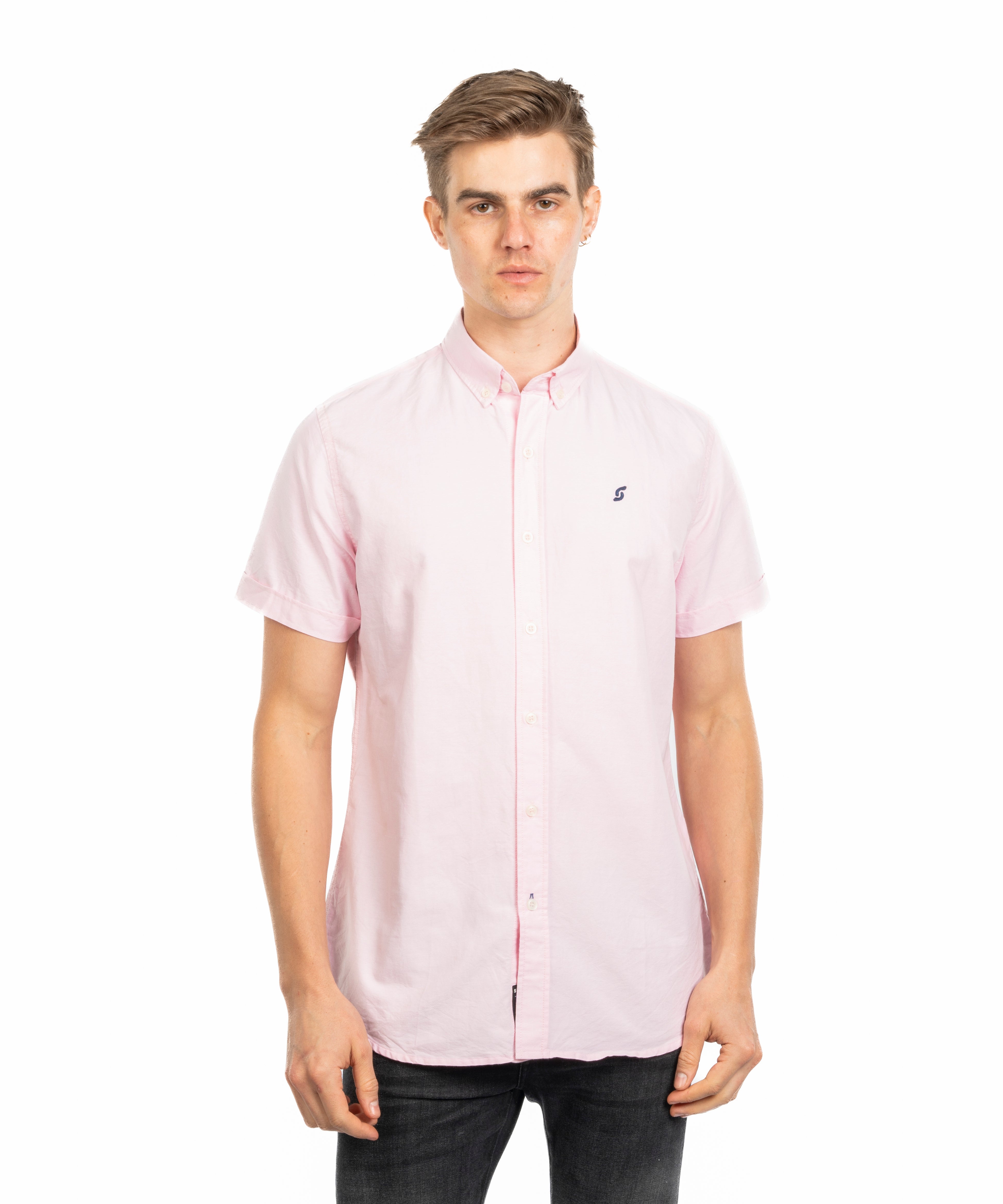 Half Sleeve Shirt - Men - Plain