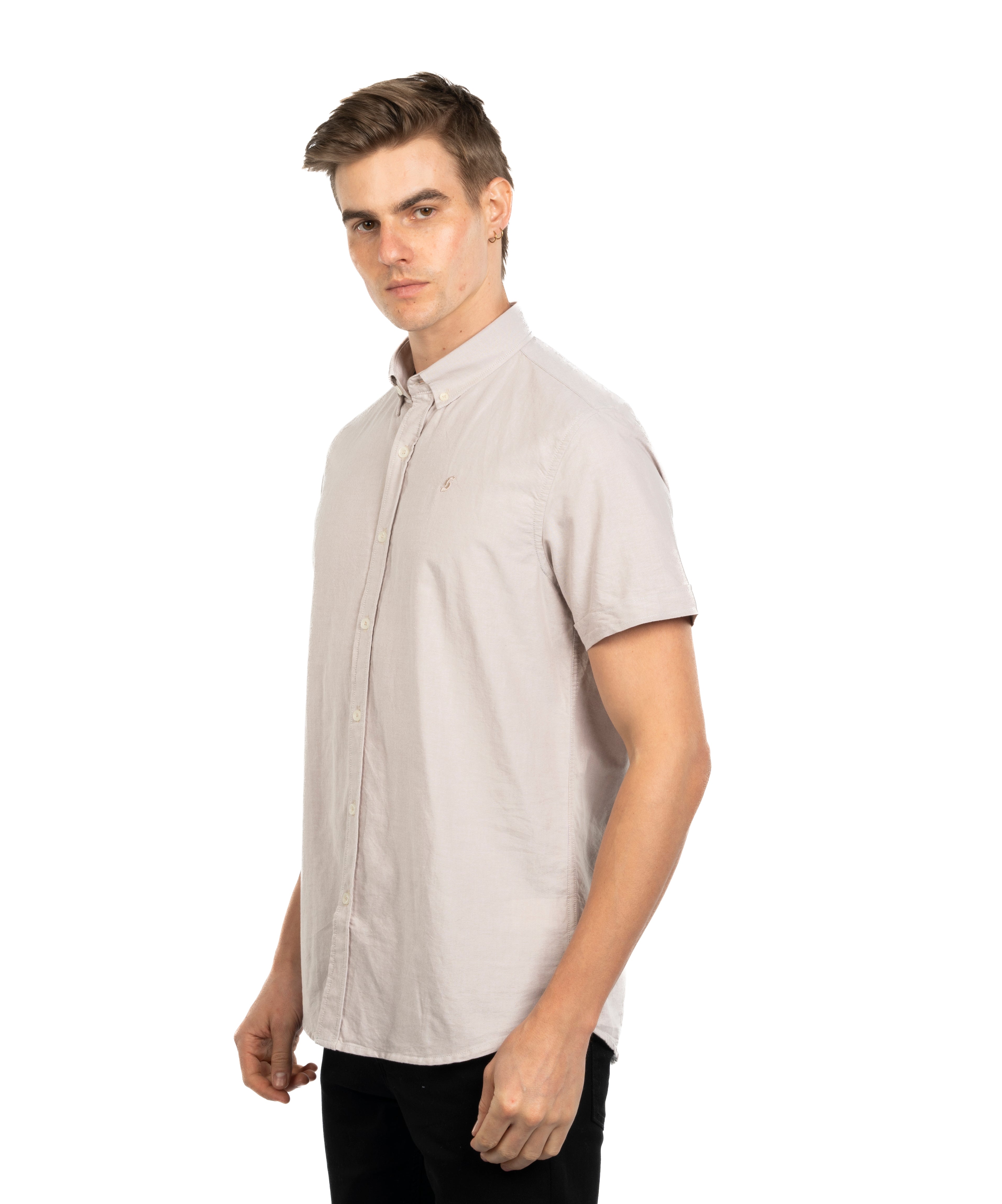 Half Sleeve Shirt - Men - Plain
