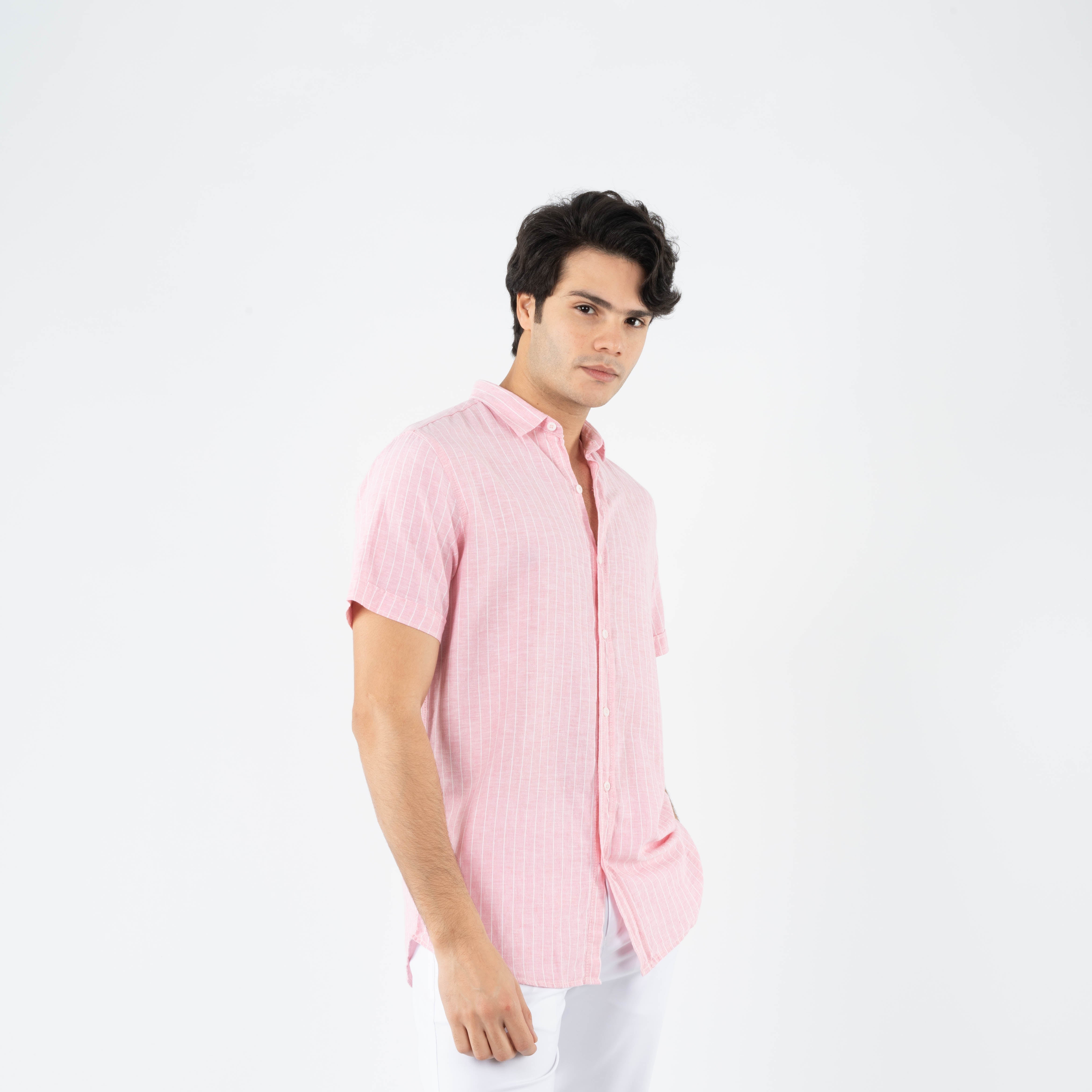 Half Sleeve Shirt - Men - Striped