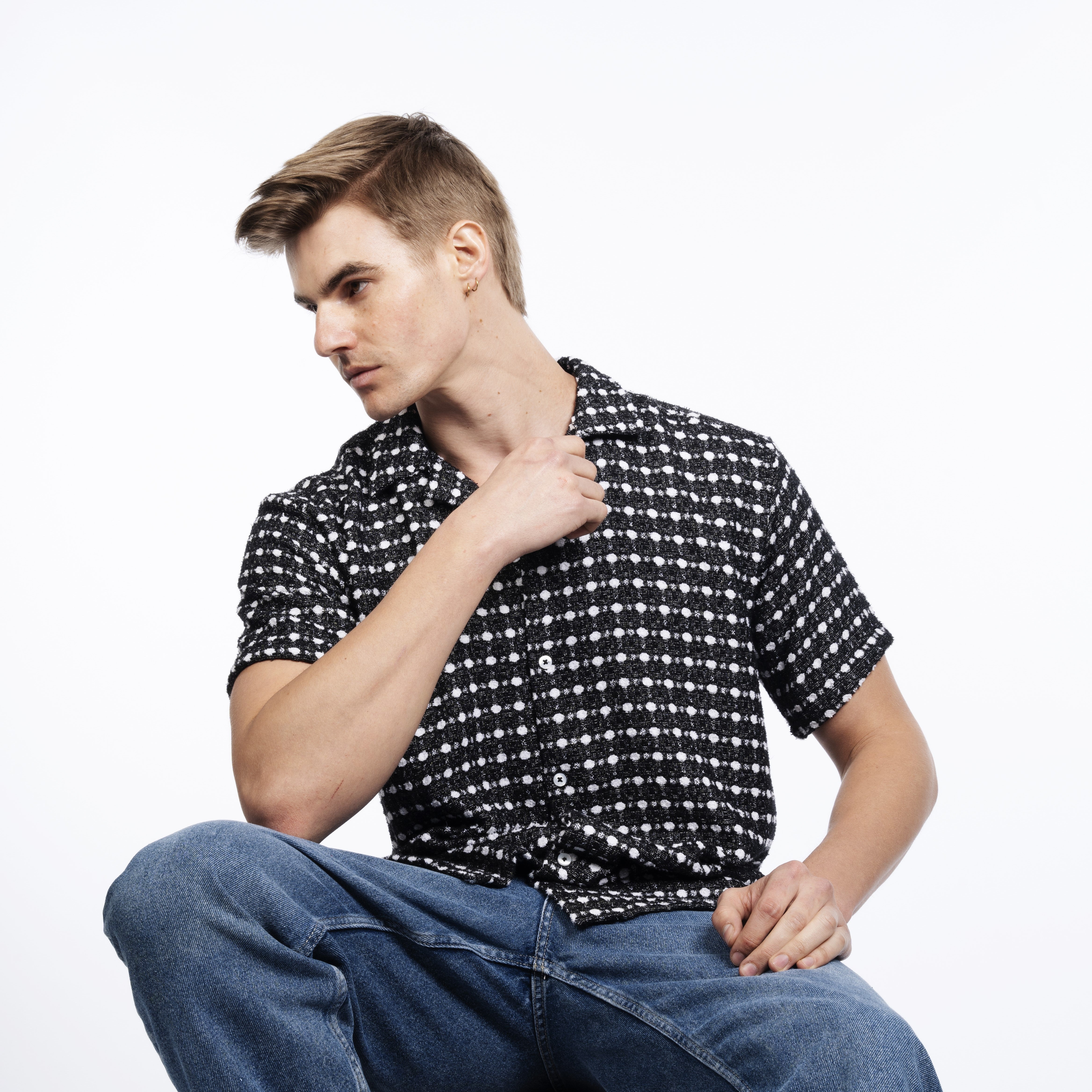 Half Sleeve Shirt - Men - Plaid