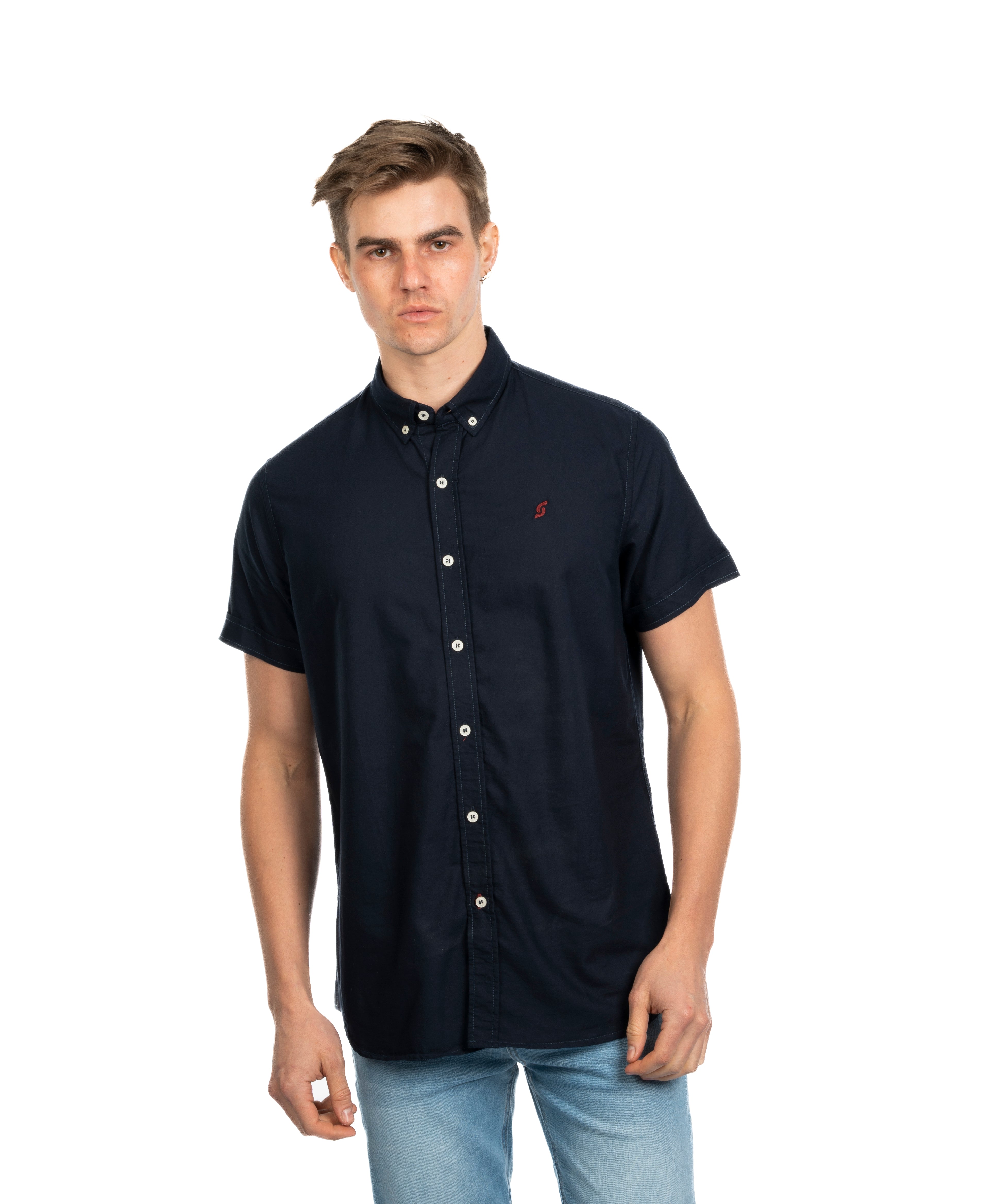 Half Sleeve Shirt - Men - Plain