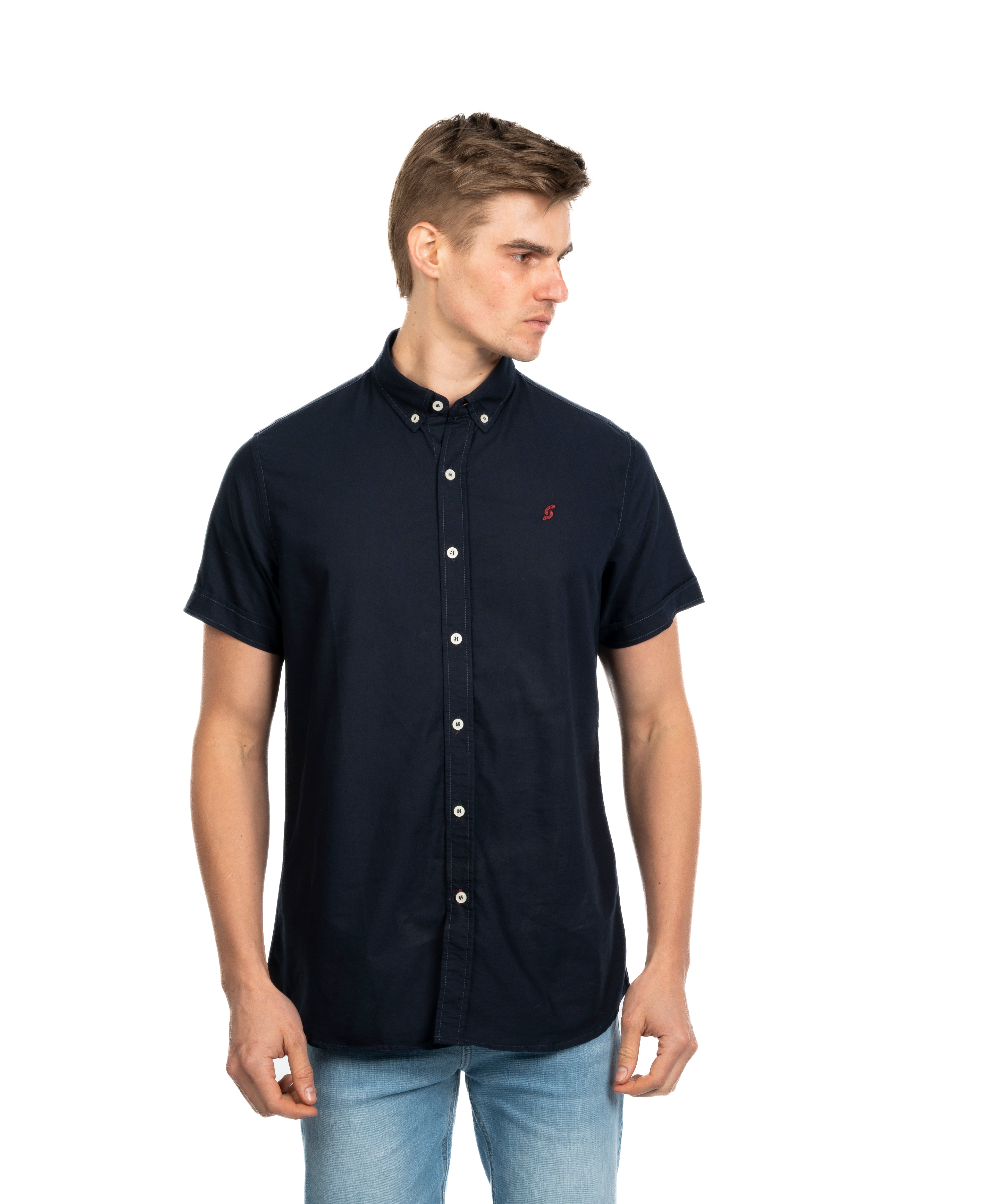 Half Sleeve Shirt - Men - Plain