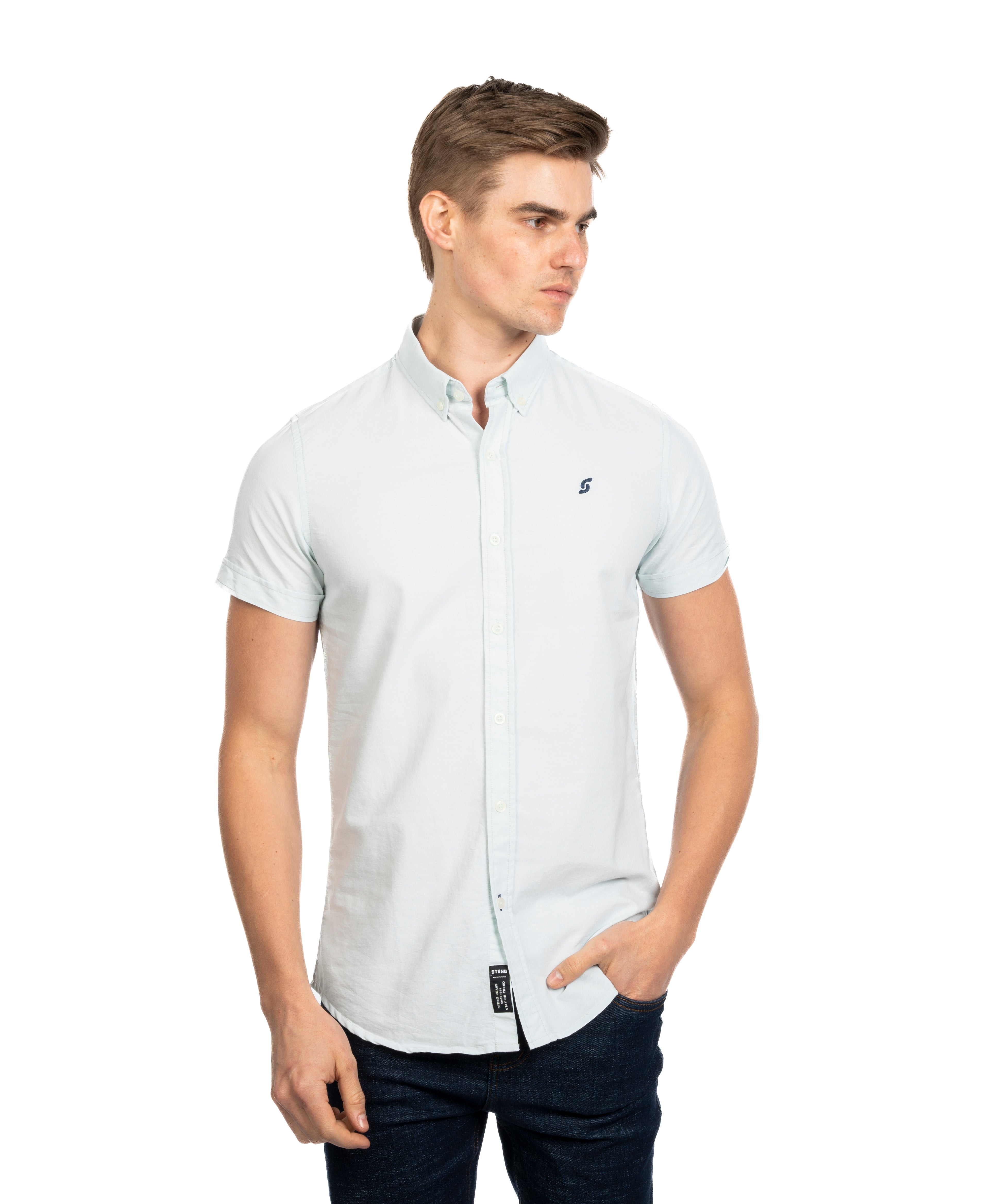Half Sleeve Shirt - Men - Plain