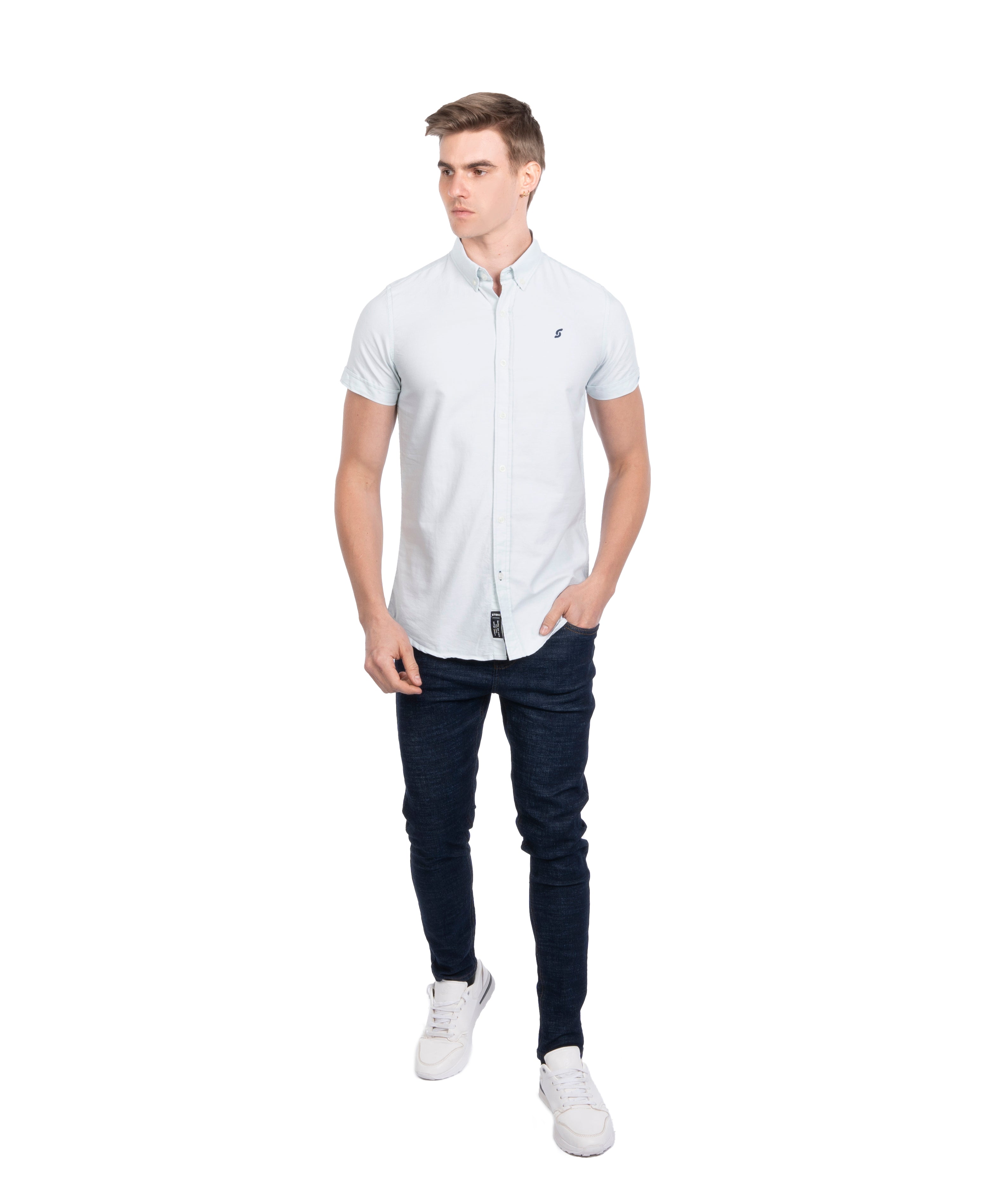 Half Sleeve Shirt - Men - Plain