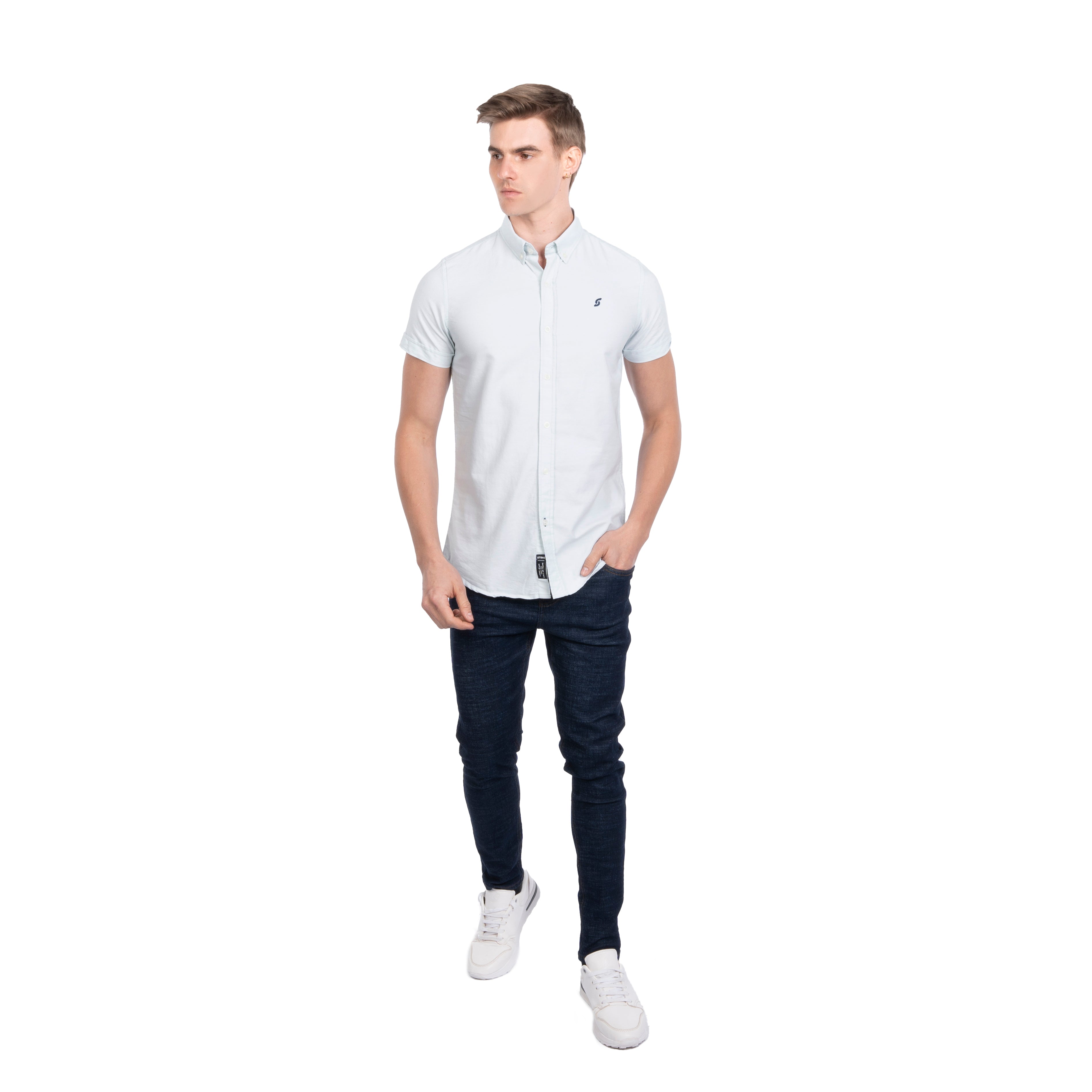 Half Sleeve Shirt - Men - Plain
