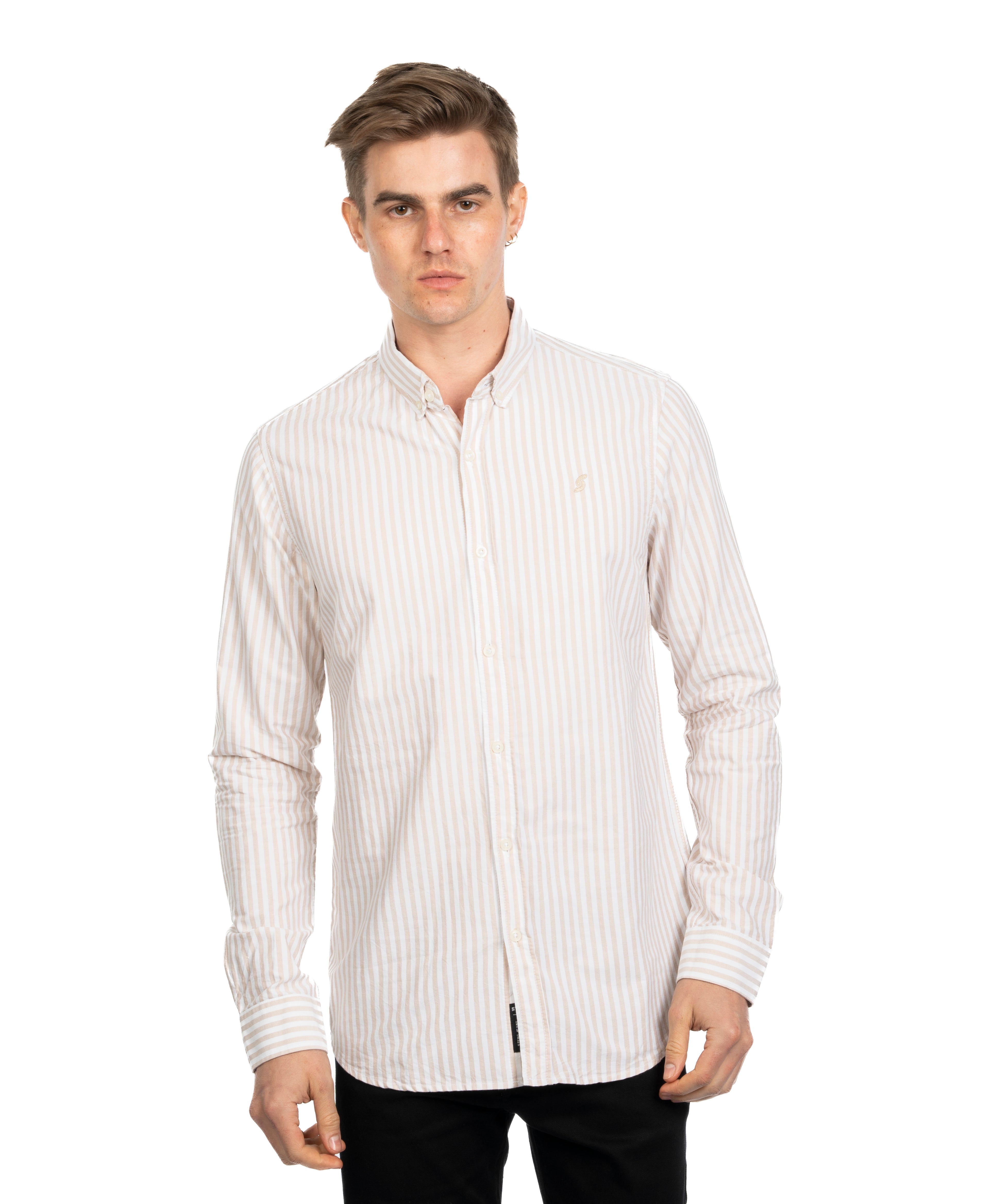Long Sleeve Shirt - Men - Striped