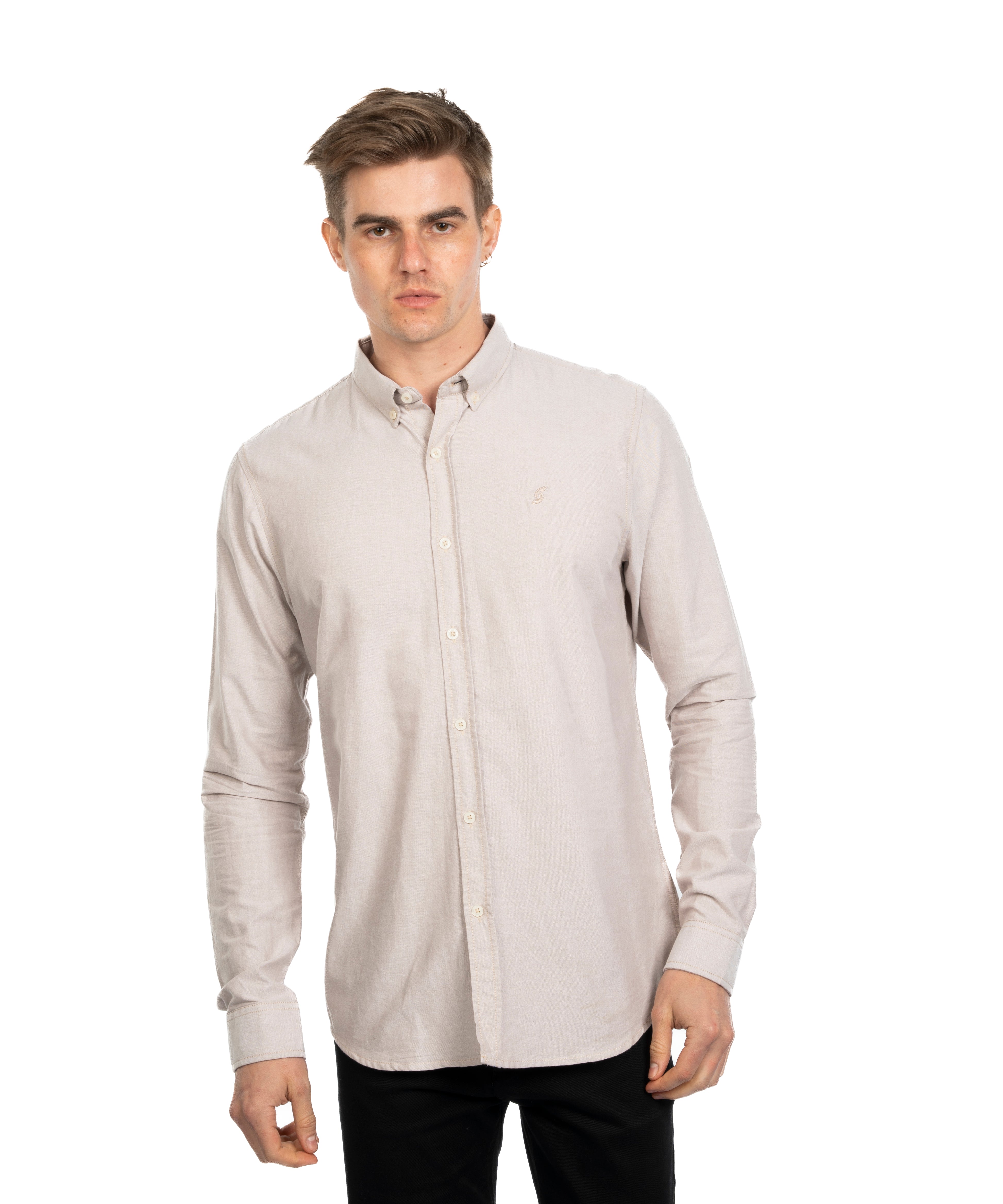 Long Sleeve Shirt - Men - Plain