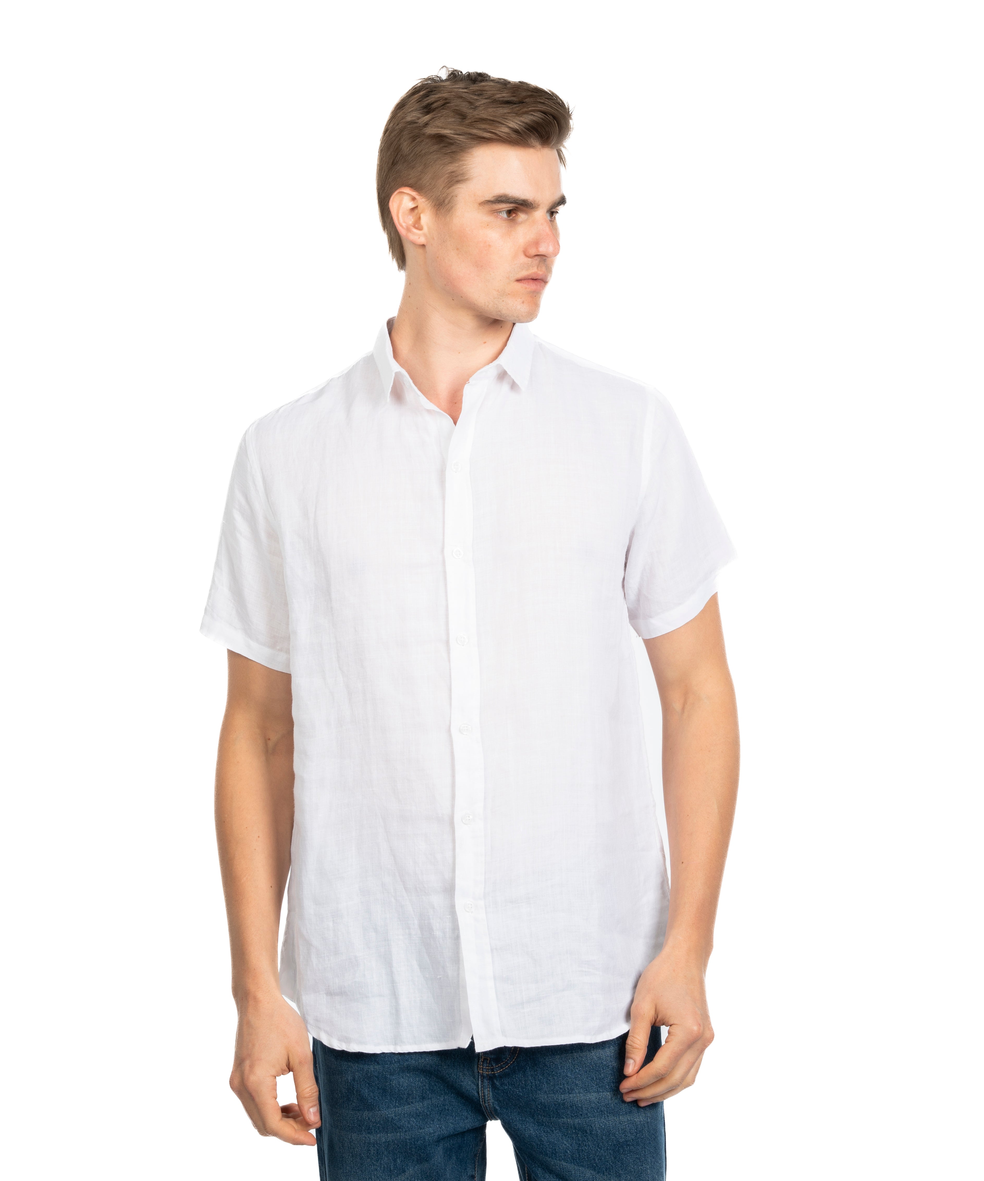 Half Sleeve Shirt - Men - Plain