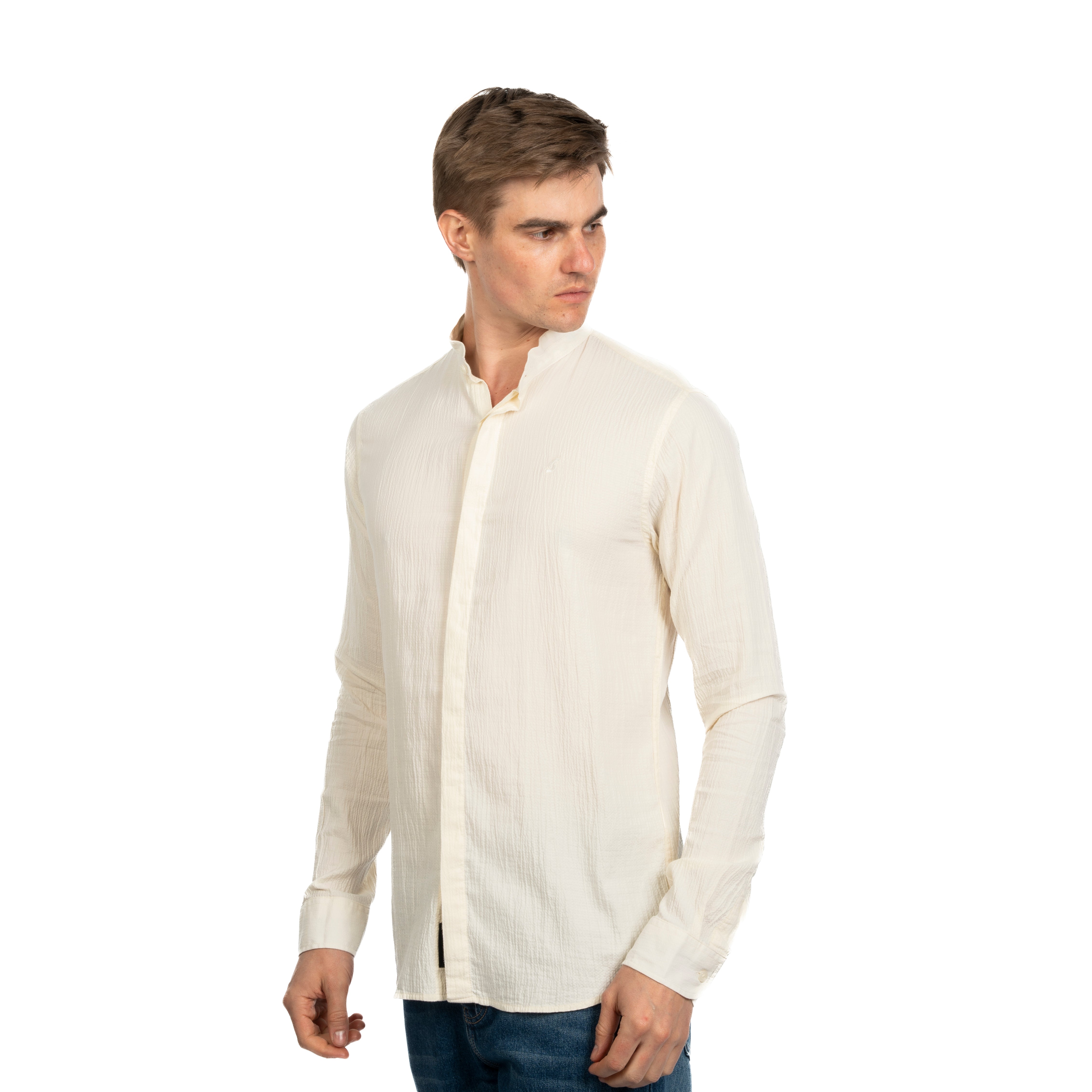 Long Sleeve Shirt - Men - Plain