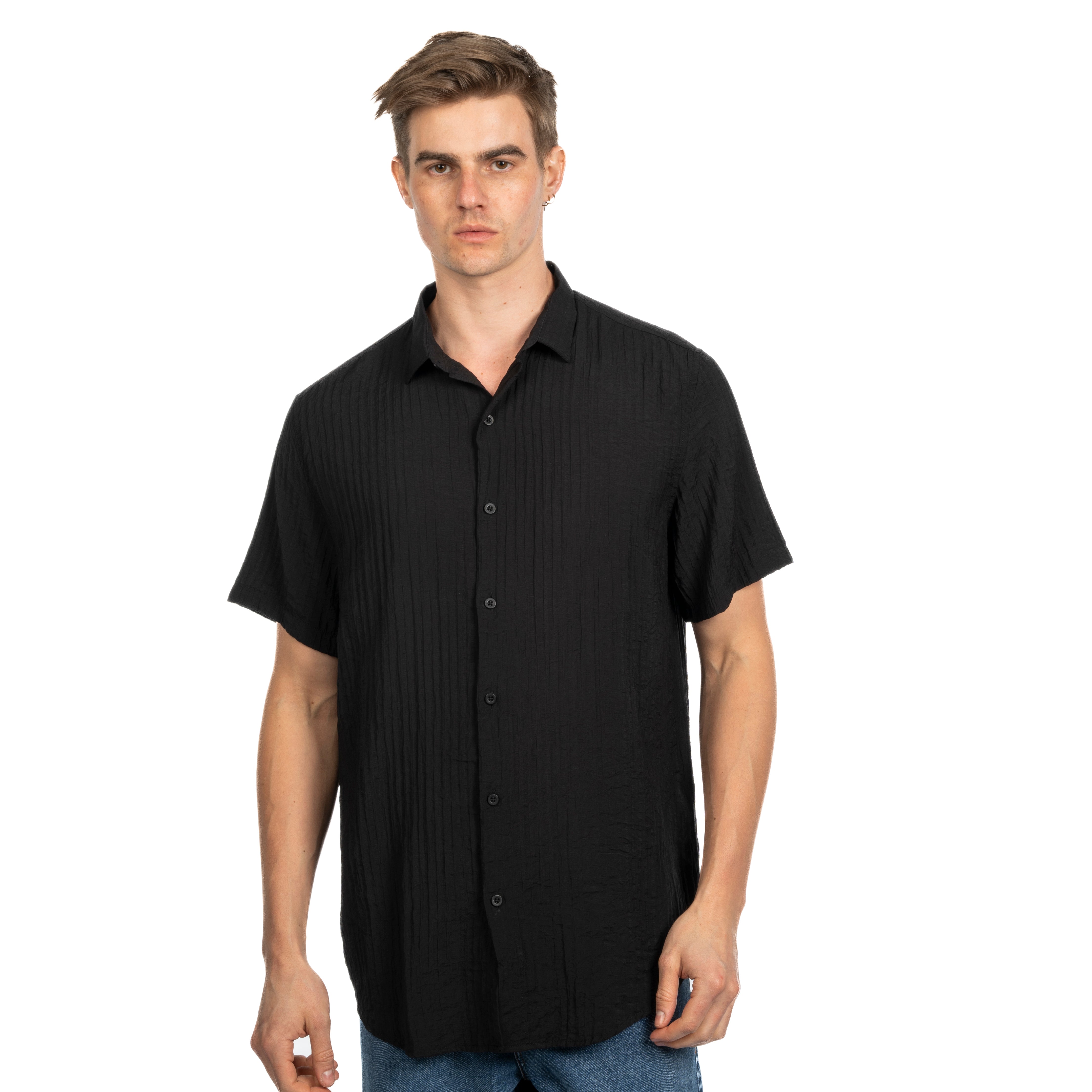 Half Sleeve Shirt - Men - Striped