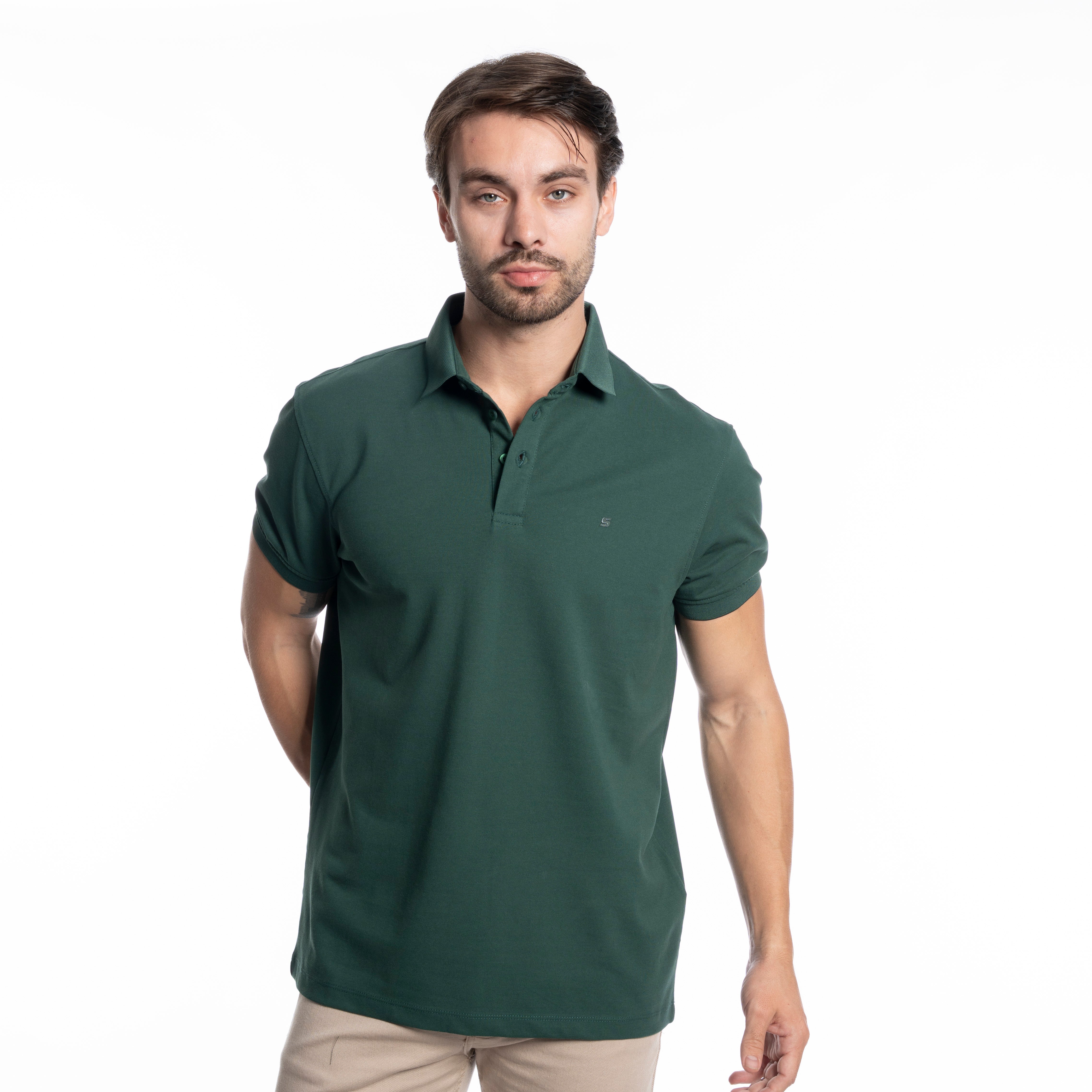 Polo T-shirt - Men - Plain