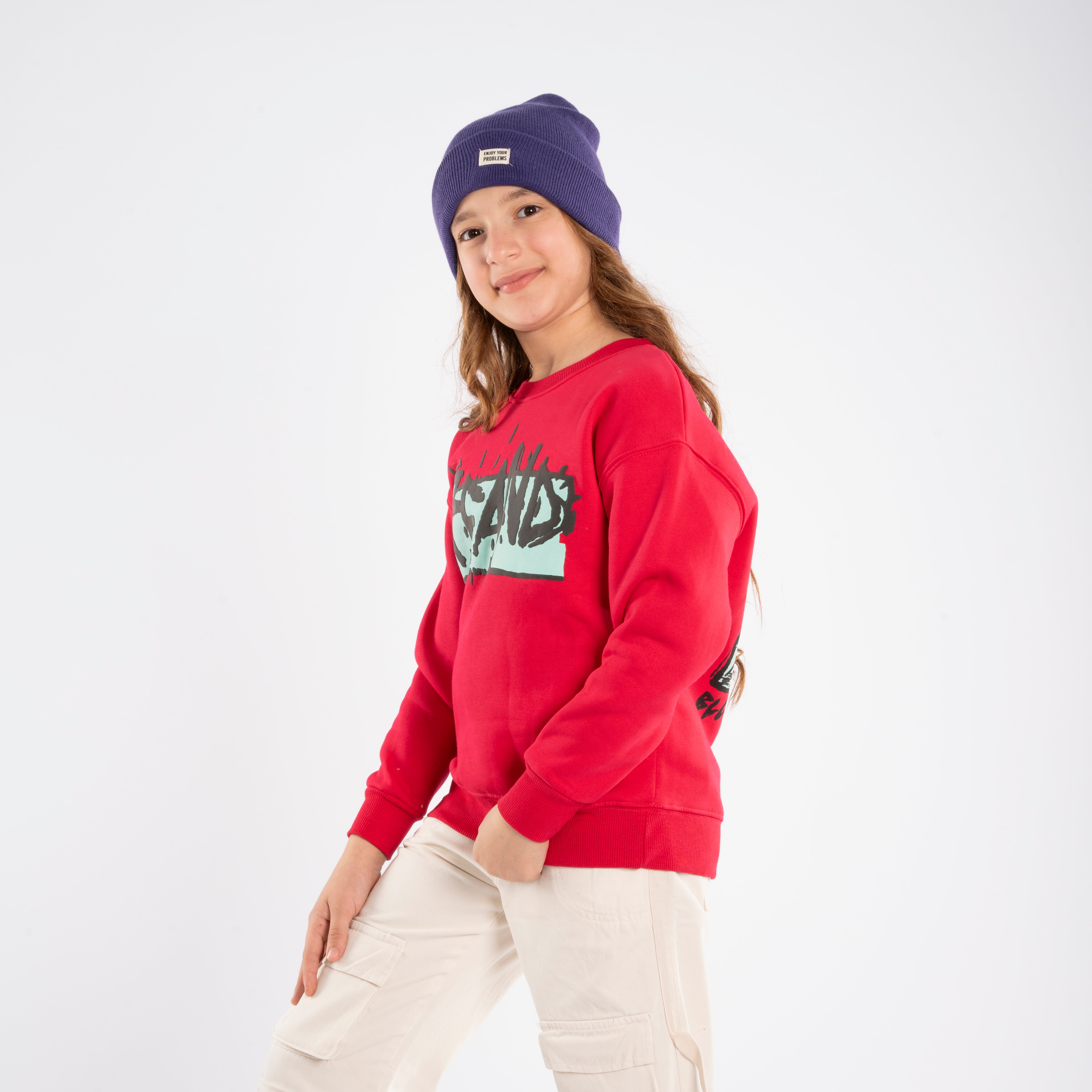 Sweatshirt - Girls - Printed
